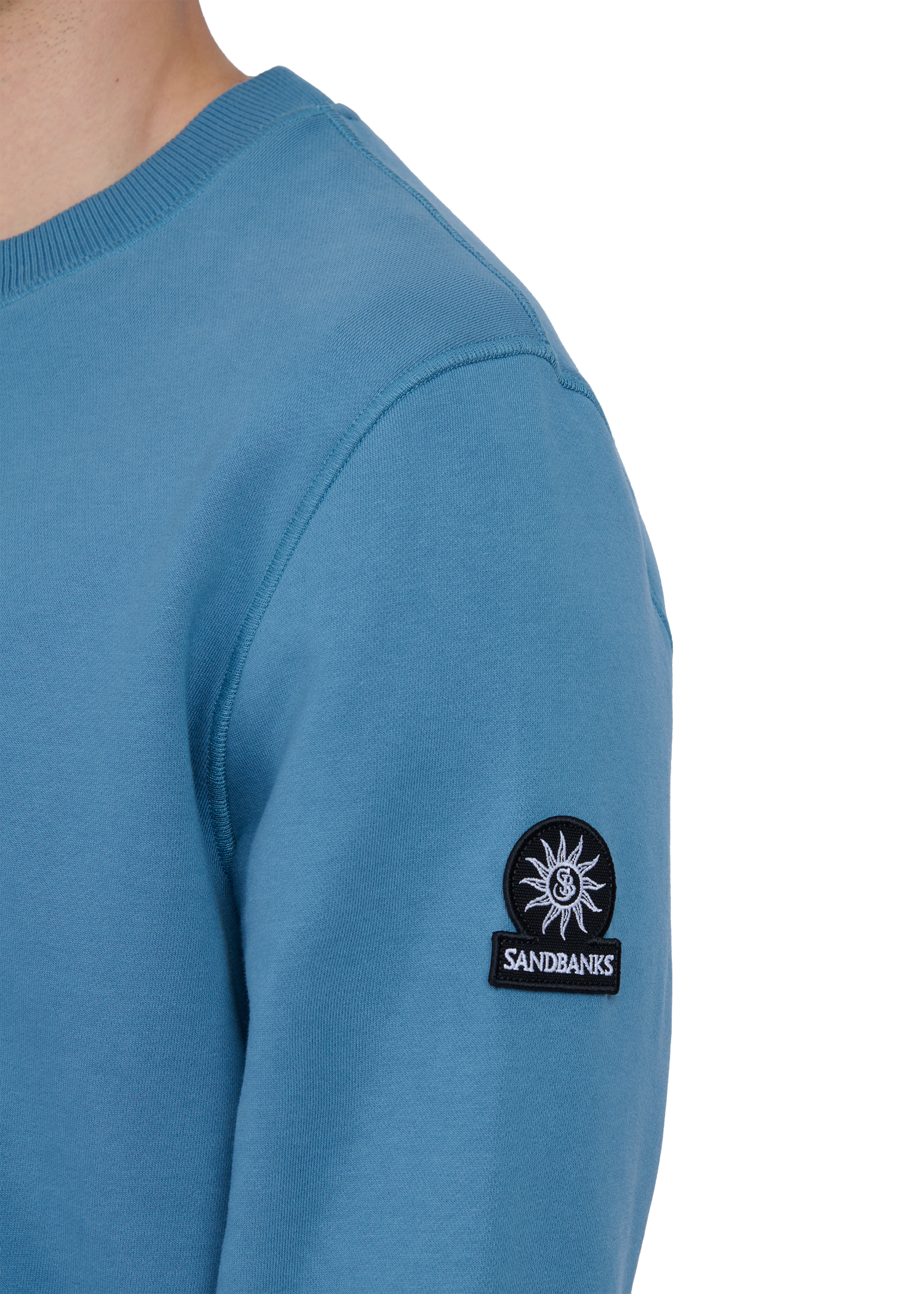 Sandbanks Badge Logo Sweatshirt - Teal