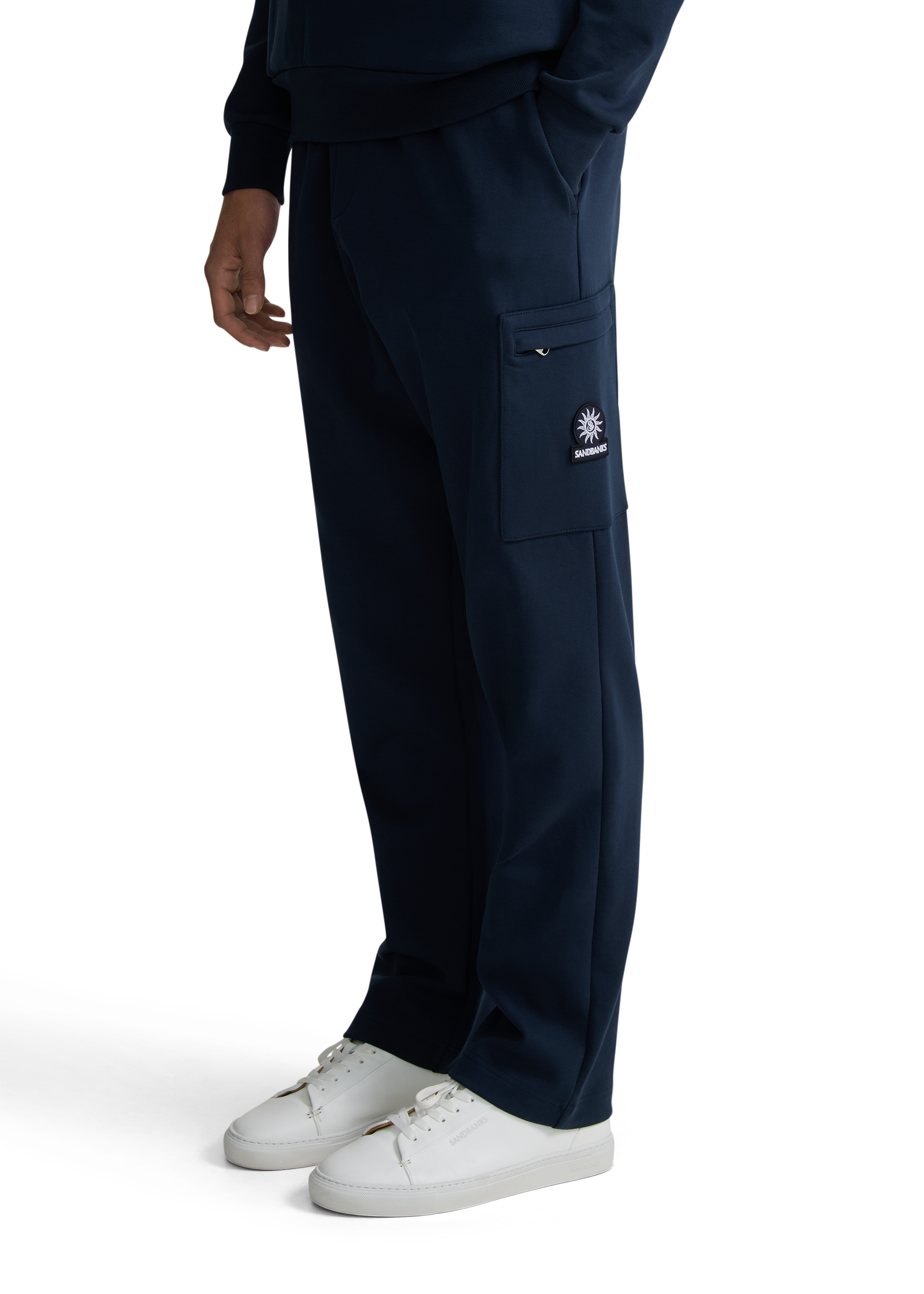 Interlock Cargo Trousers - Navy