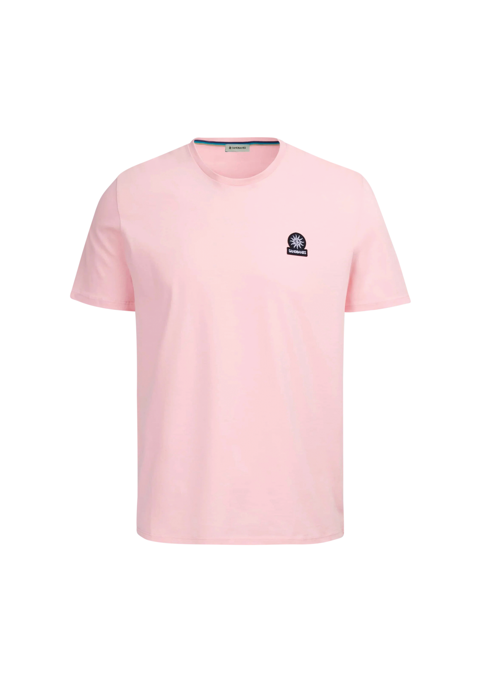 Sandbanks Badge Logo T-Shirt - Crystal Rose
