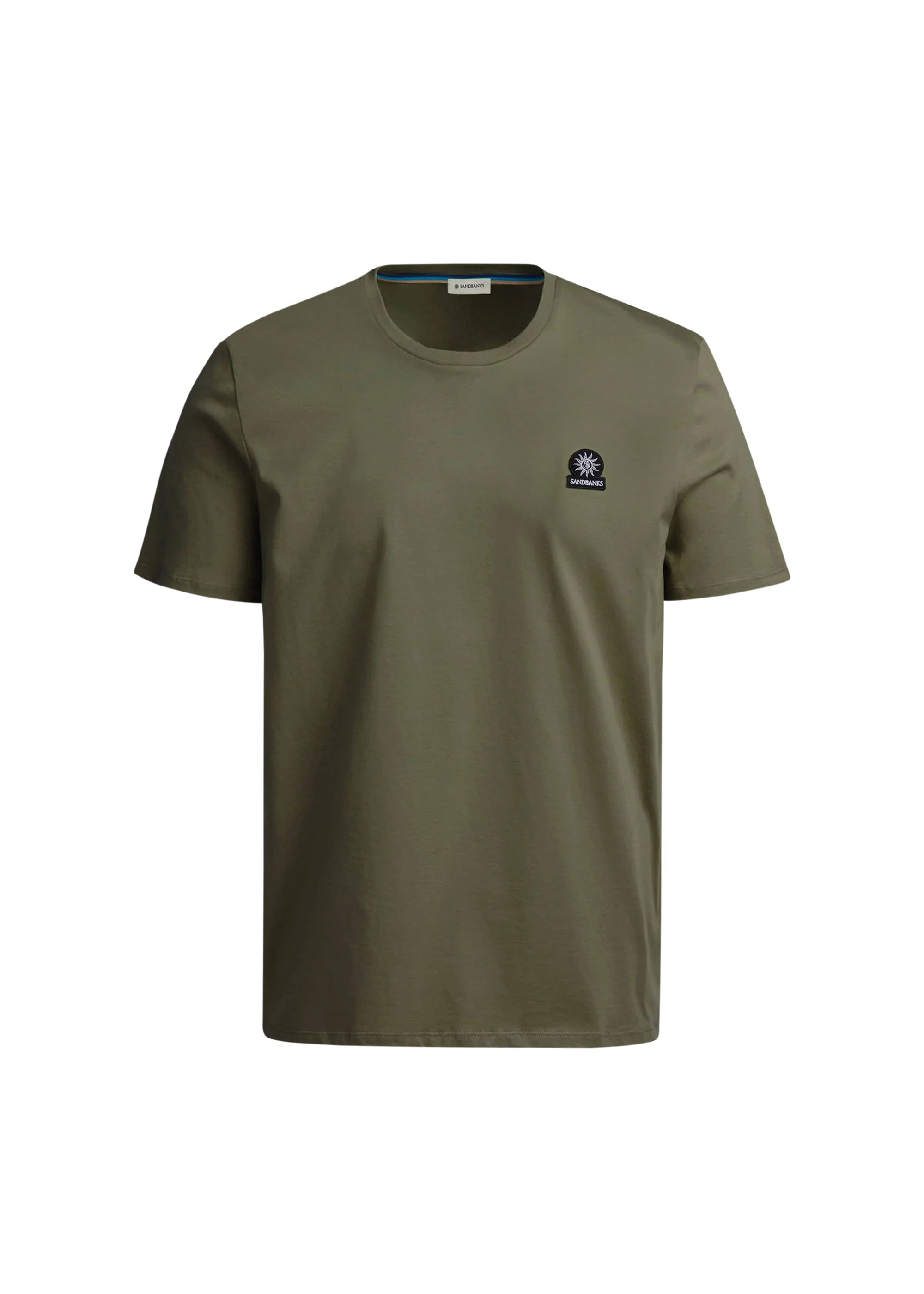 Sandbanks Badge Logo T-Shirt - Khaki
