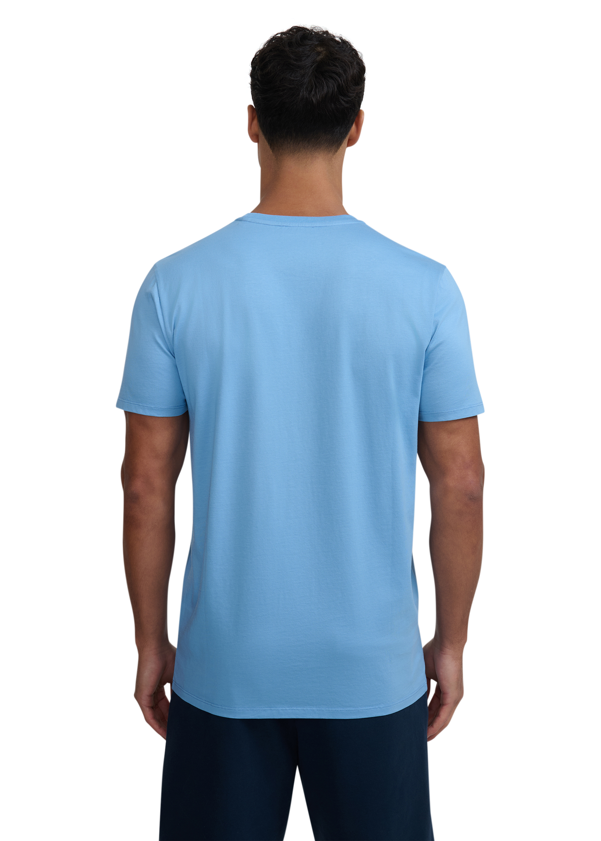 Sandbanks Badge Logo T-Shirt - Dusty Blue