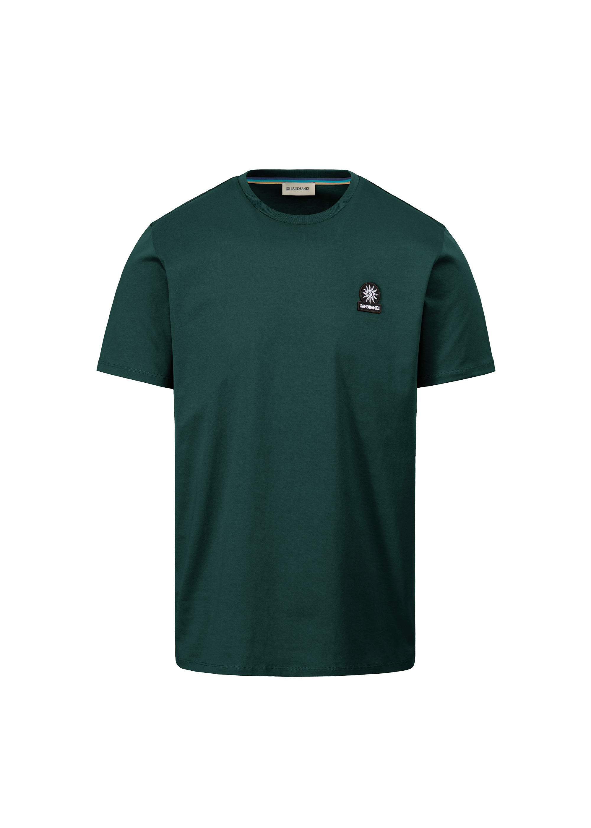 Sandbanks Badge Logo T-Shirt - Emerald Green