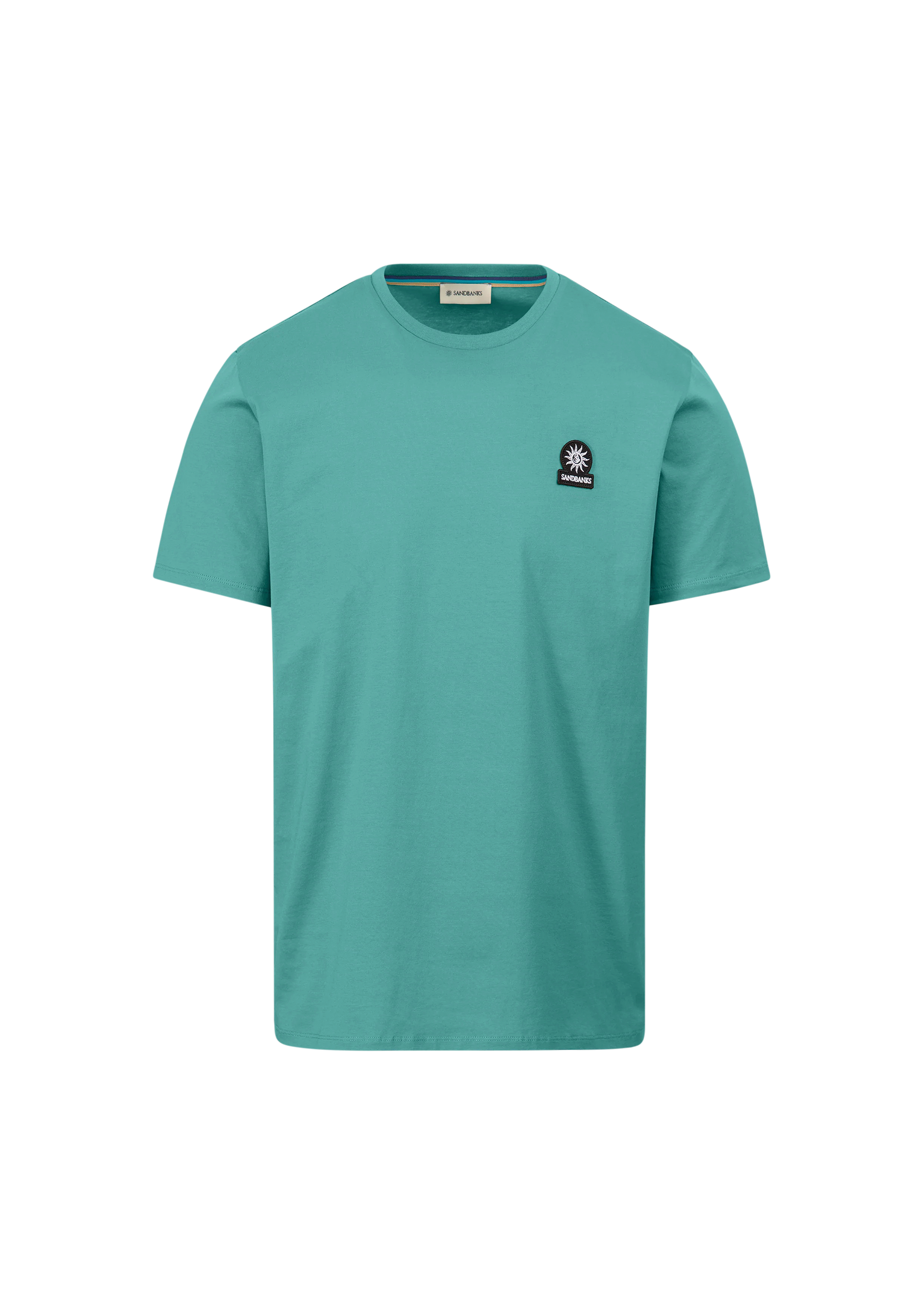 Sandbanks Badge Logo T-Shirt - Turquoise