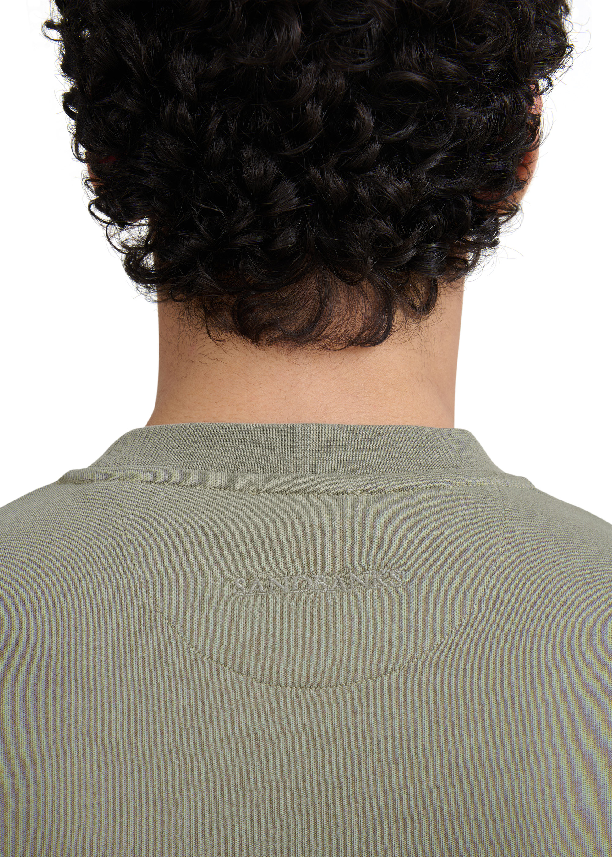 Sandbanks Double Jersey Collegiate T-Shirt - Army