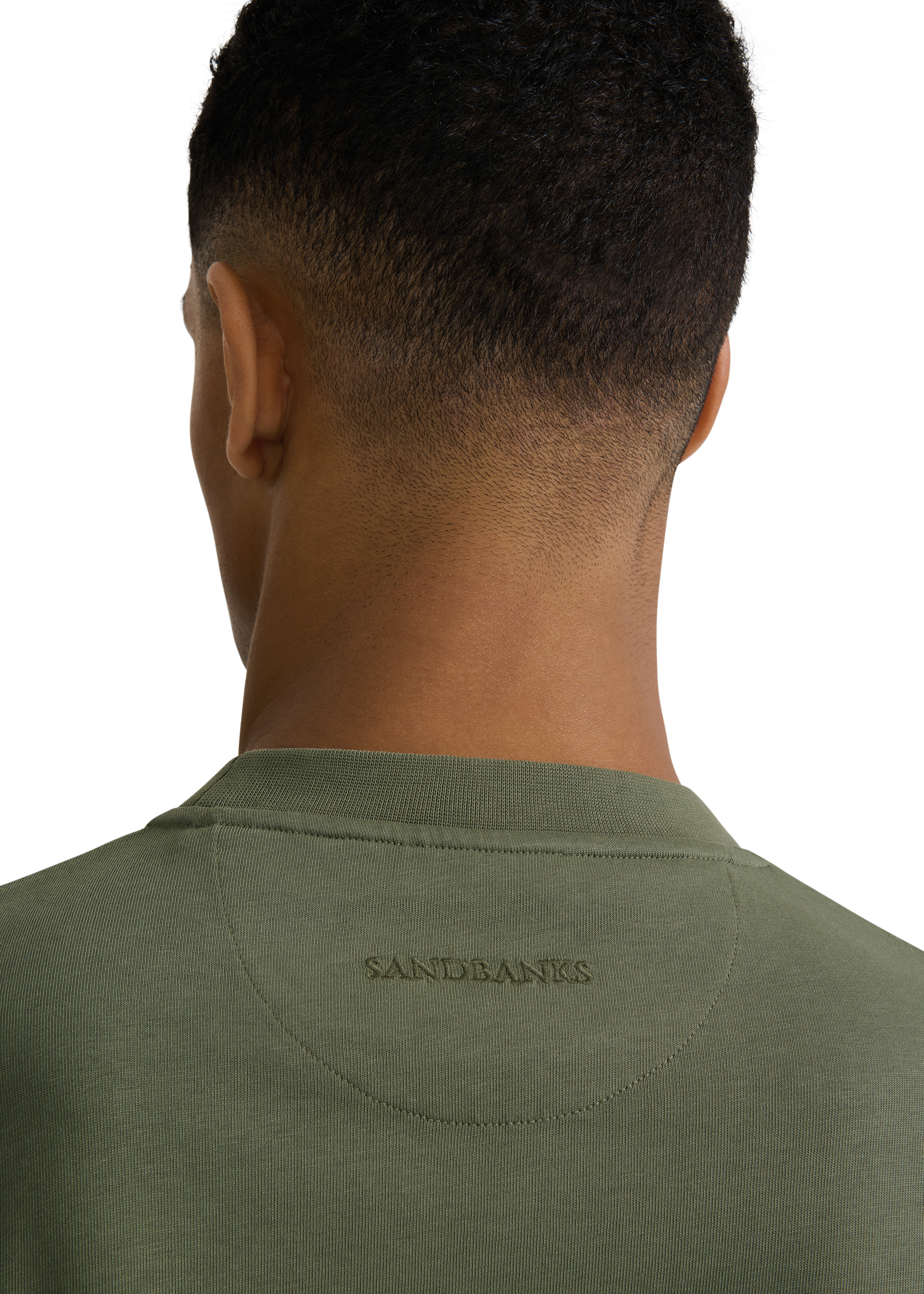 Double Jersey Collegiate T-Shirt - Olive