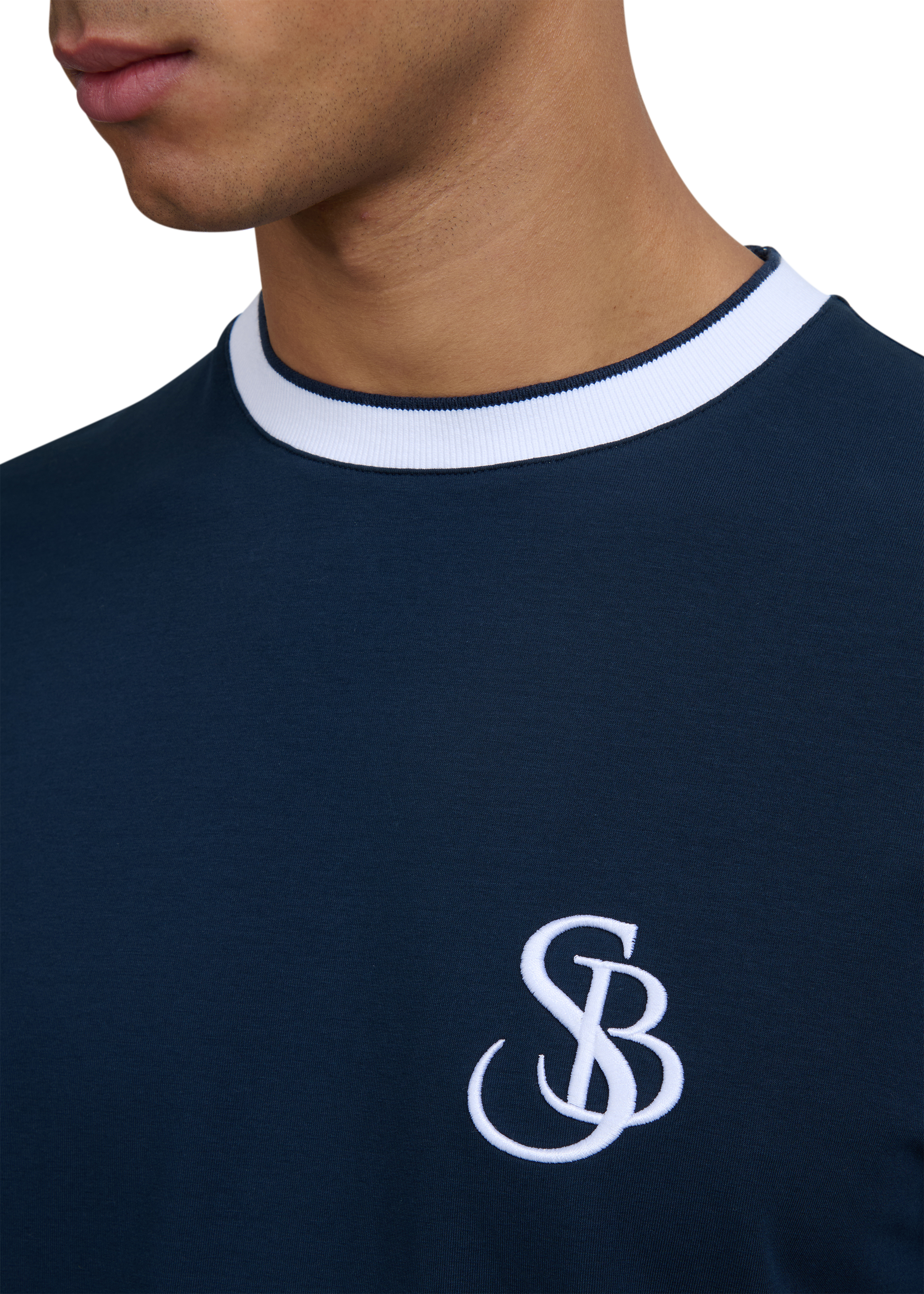 Sandbanks SB Ringer T-Shirt - Navy