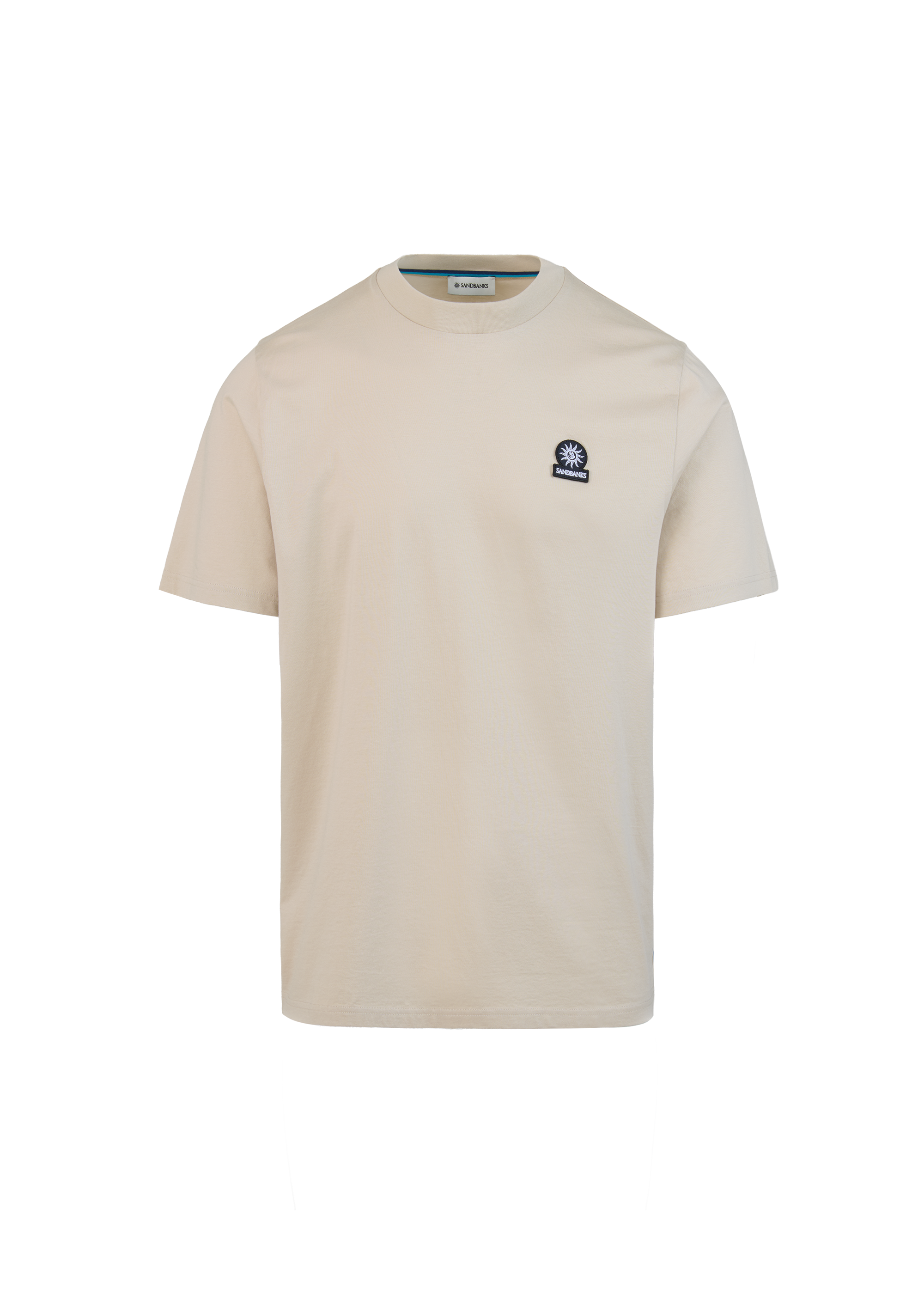 Sandbanks Side Stripe T-Shirt - Stone