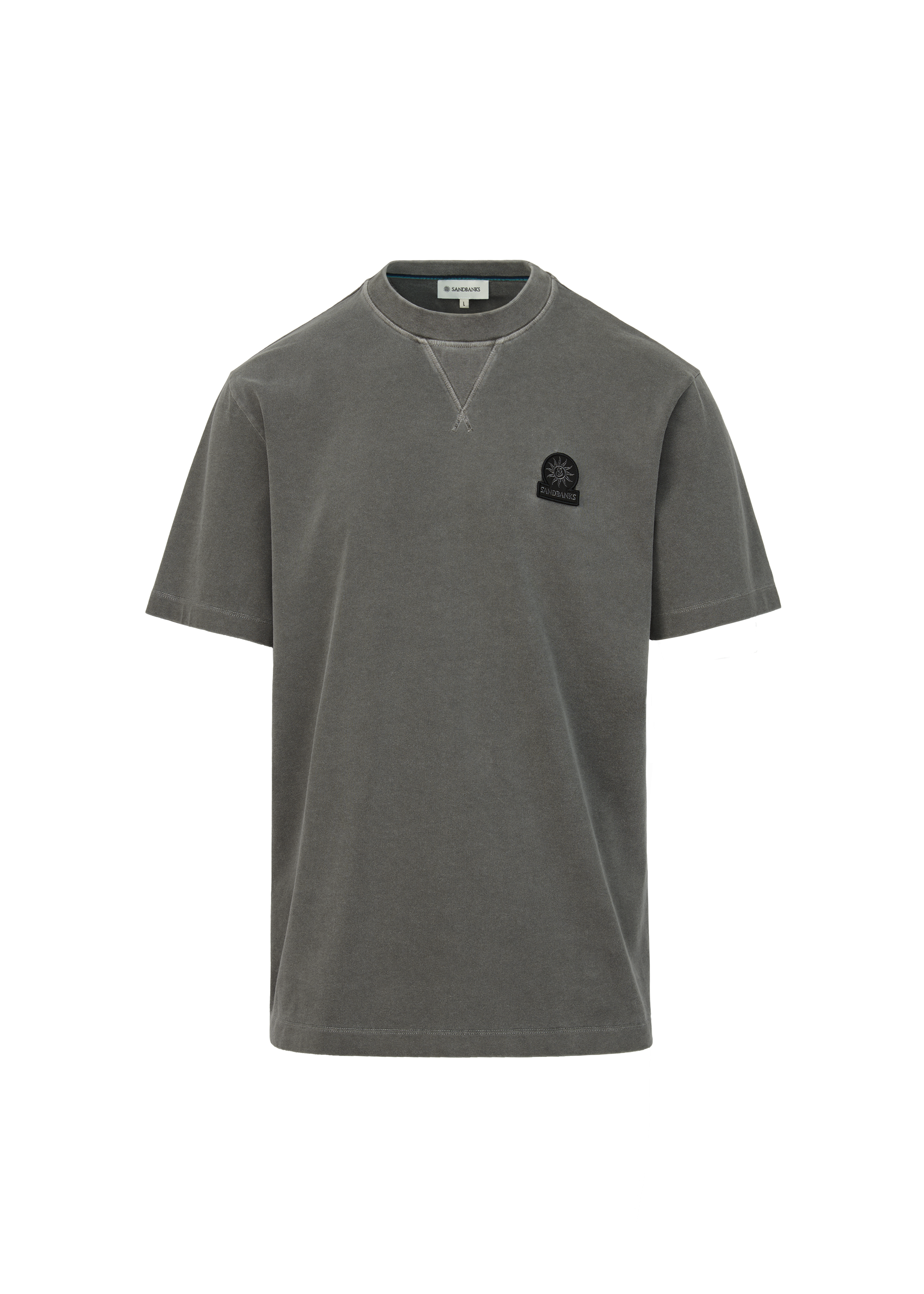 Sandbanks Mineral Wash T-Shirt - Slate