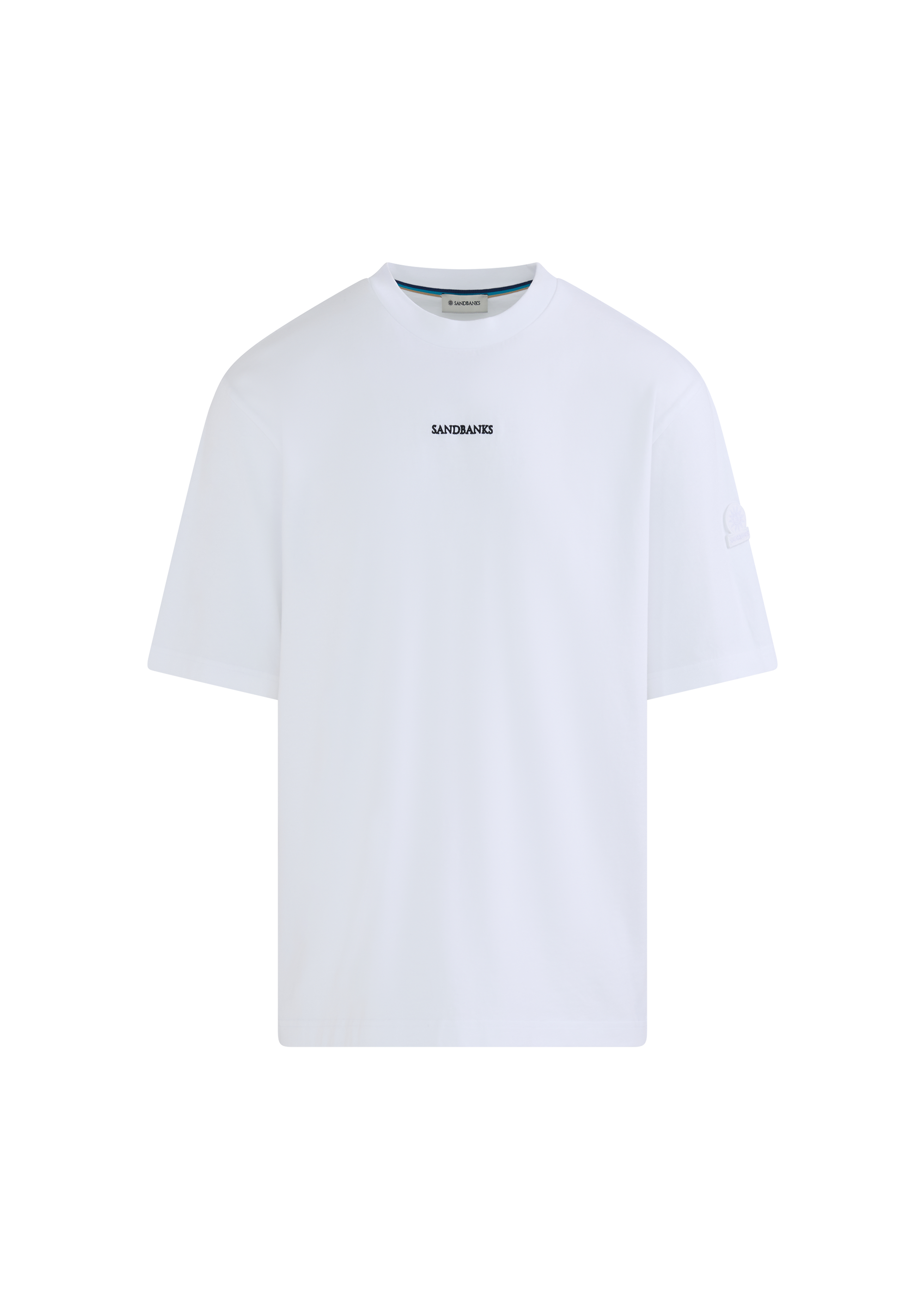 Sandbanks Boxy Fit T-Shirt - White