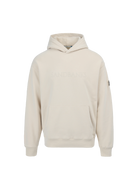 Beige hoodie on a white background