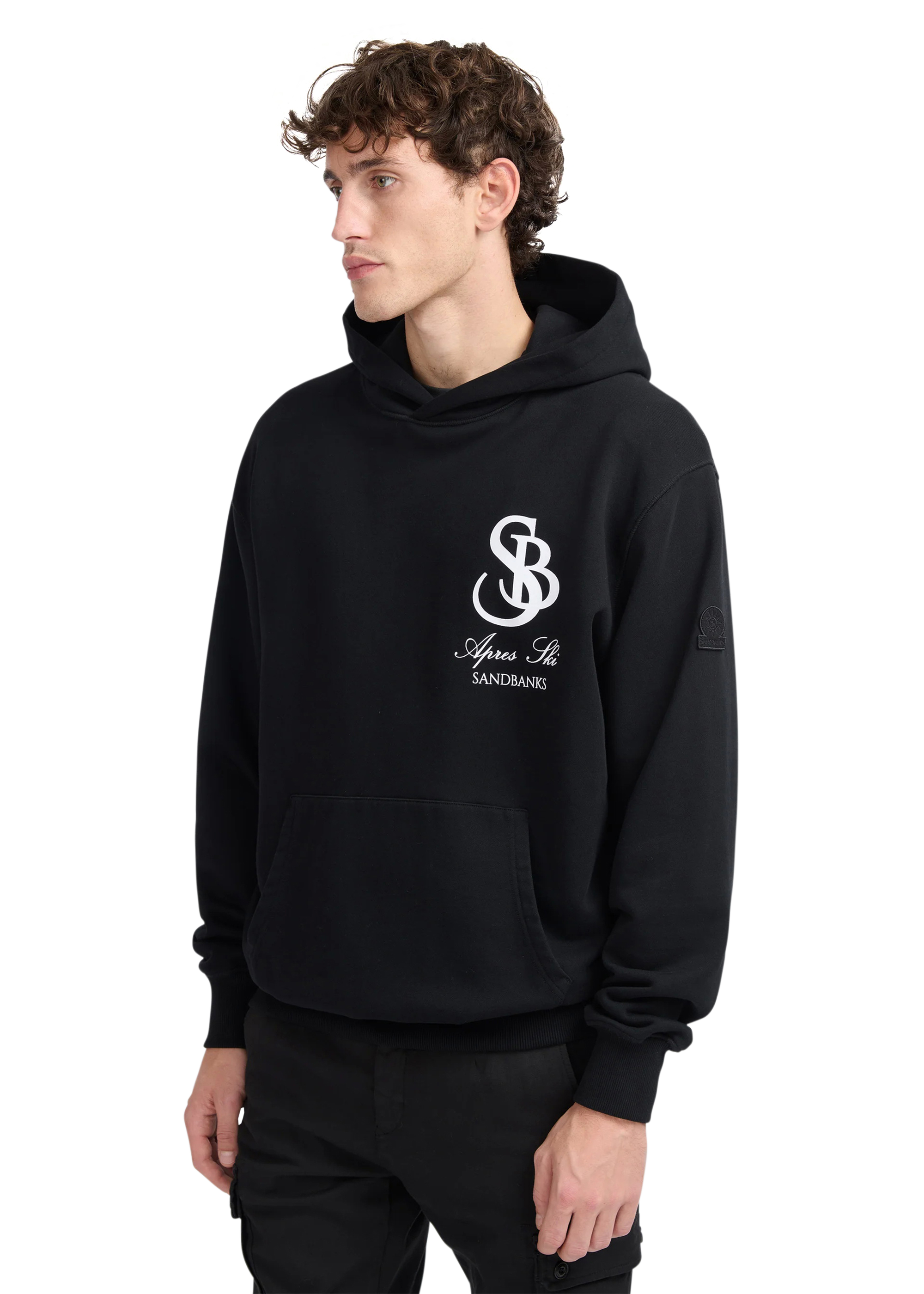 Sandbanks SB Après Ski Hoodie - Black