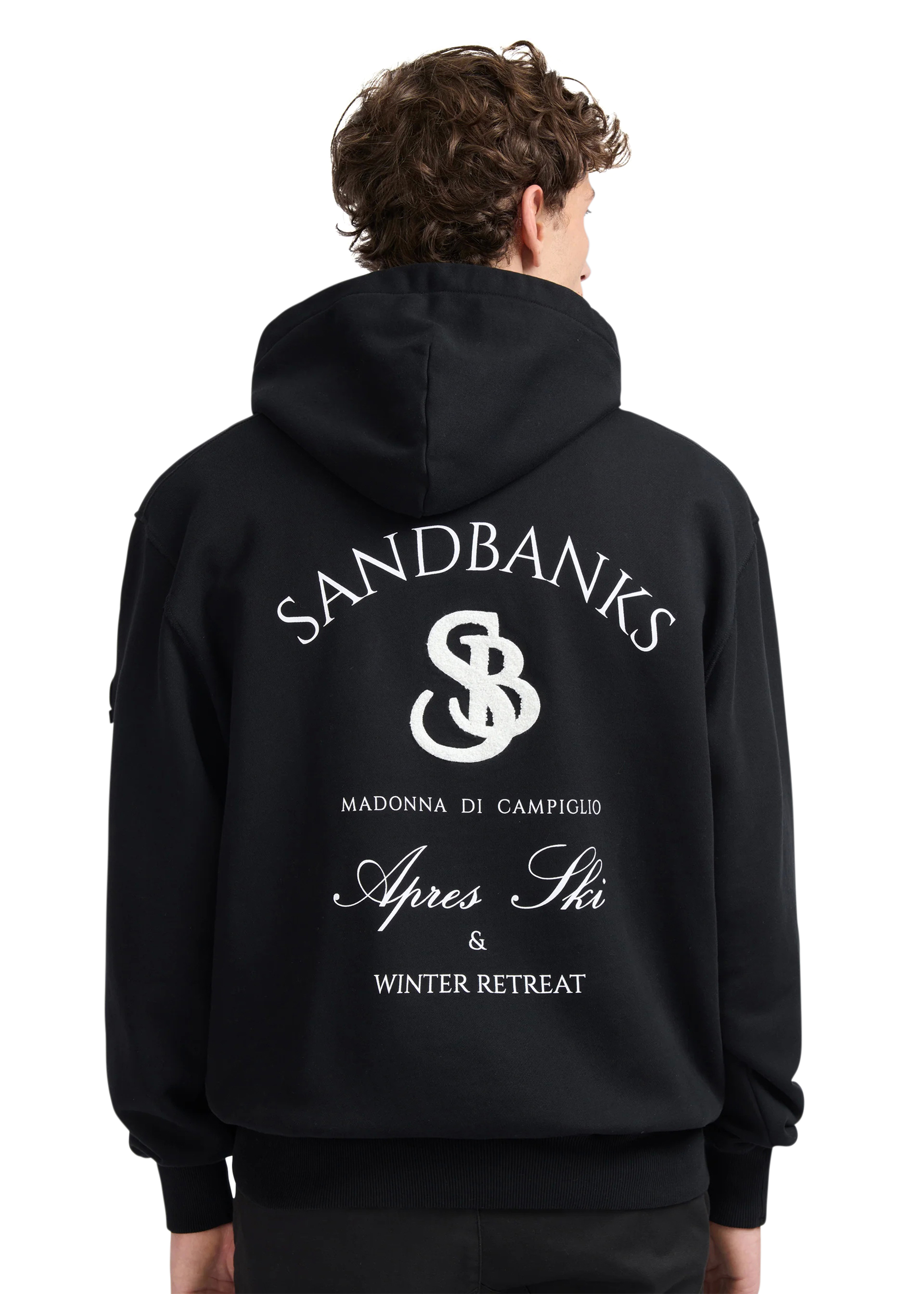 Sandbanks SB Après Ski Hoodie - Black