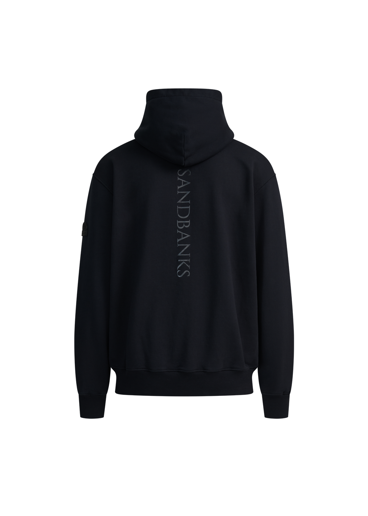 Riviera Collection Logo Print Hoodie - Black