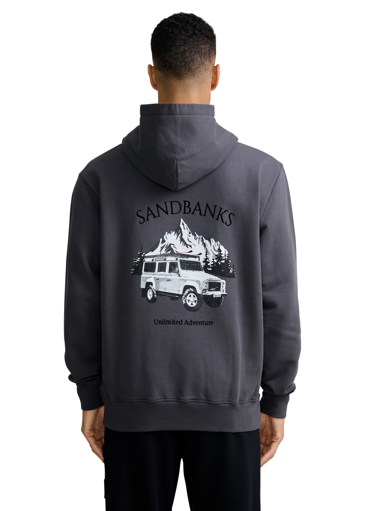 Sandbanks Unlimited Adventure Hoodie - Anthracite