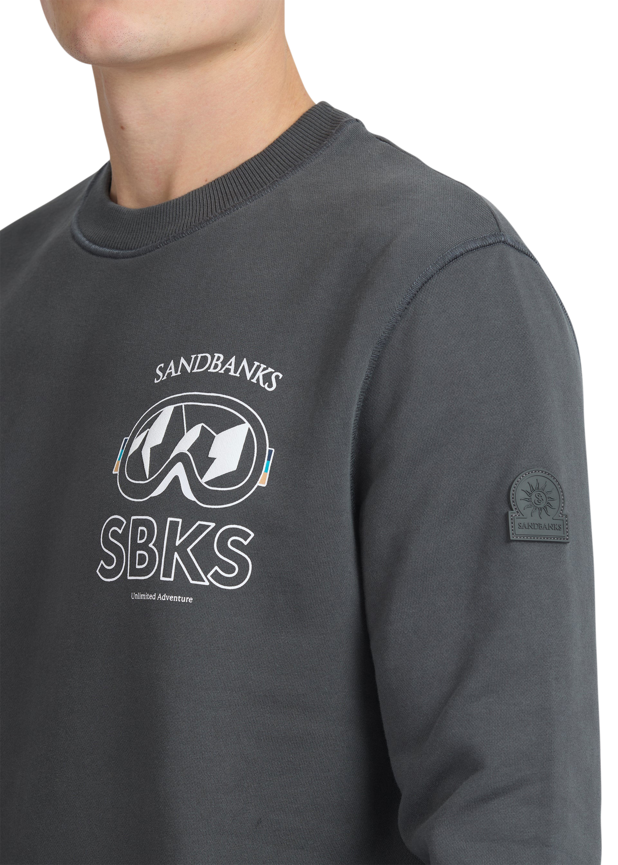 Sandbanks Unlimited Adventure Sweatshirt - Anthracite