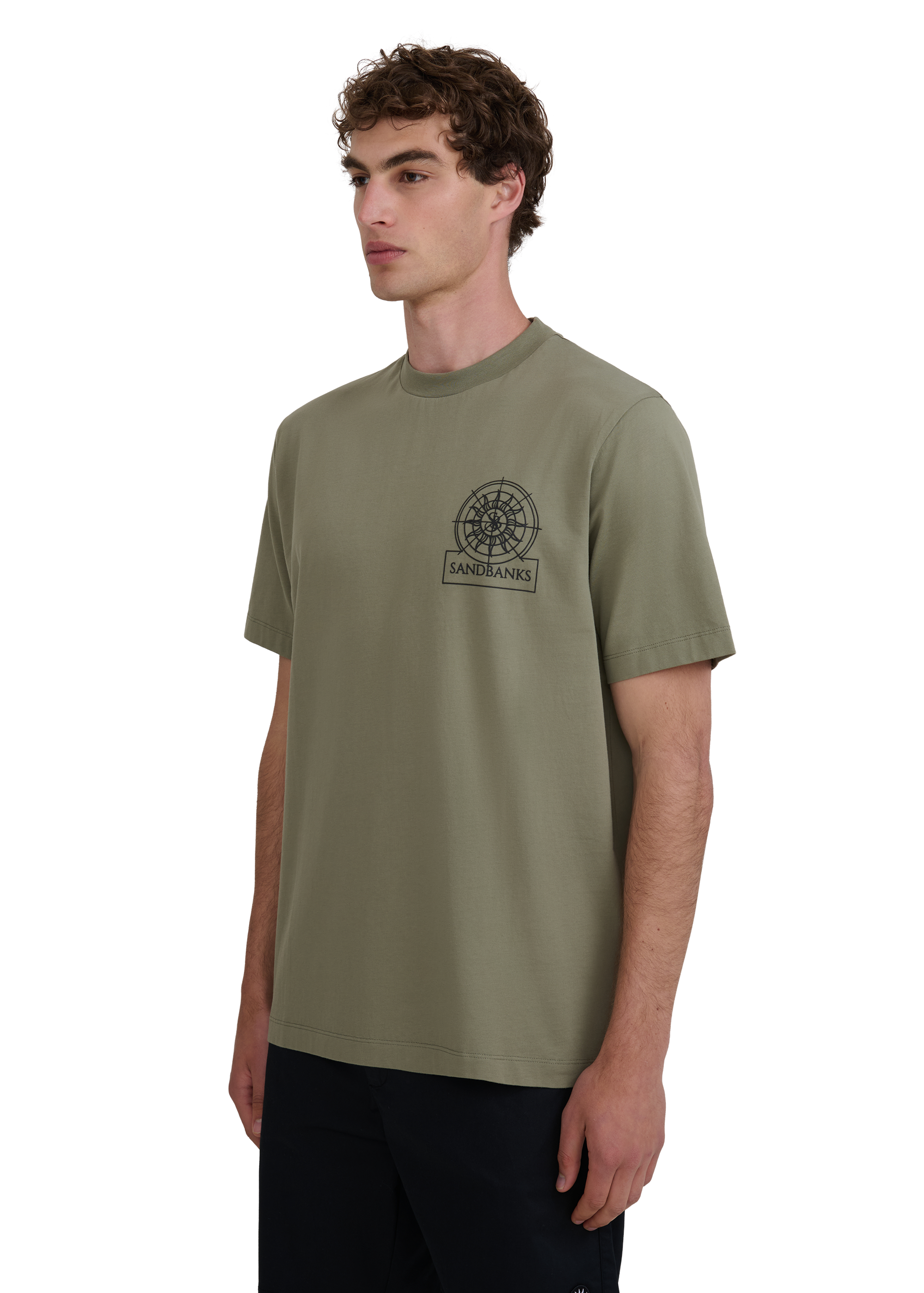 Sandbanks Sonar T-Shirt - Army