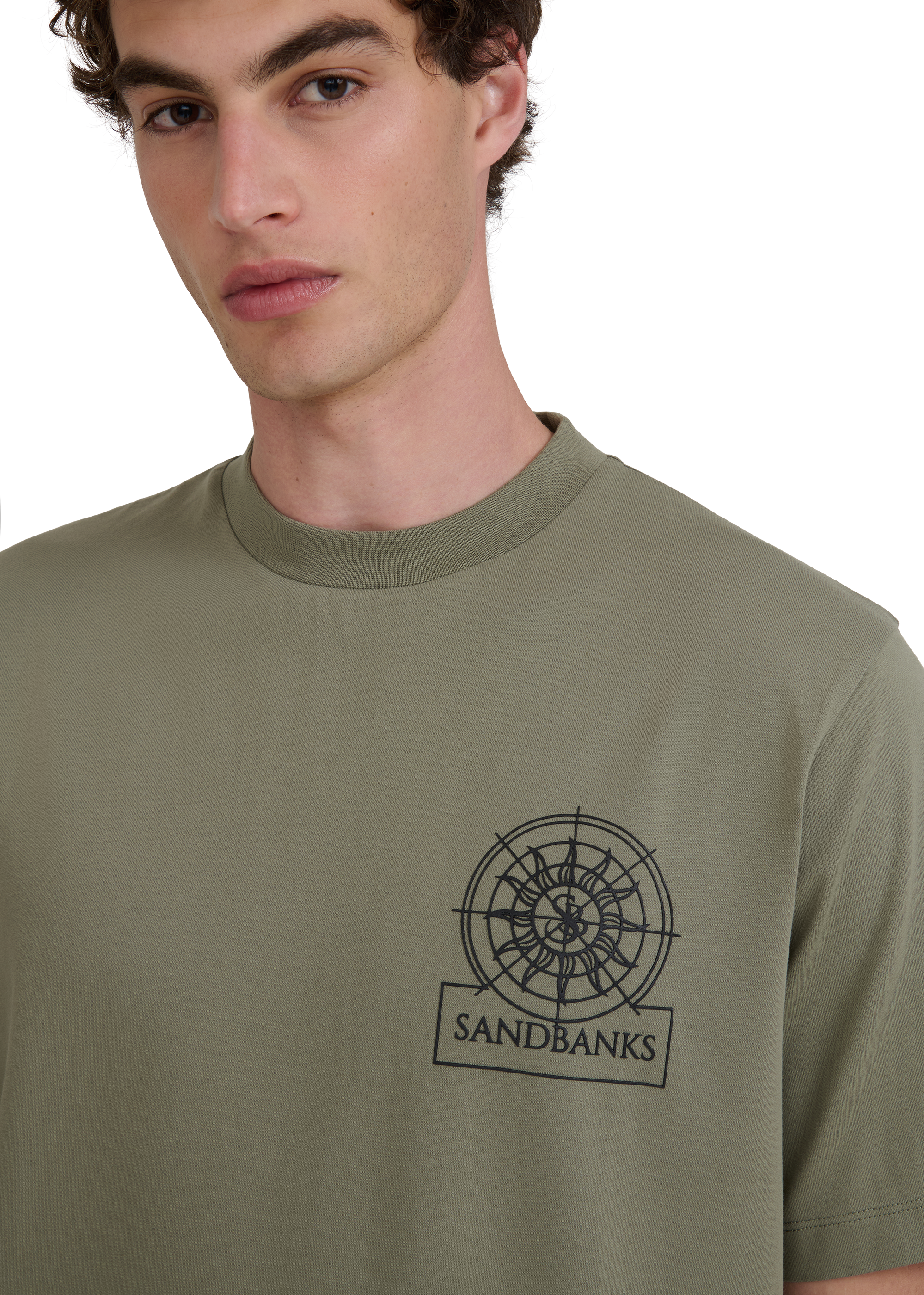 Sandbanks Sonar T-Shirt - Army