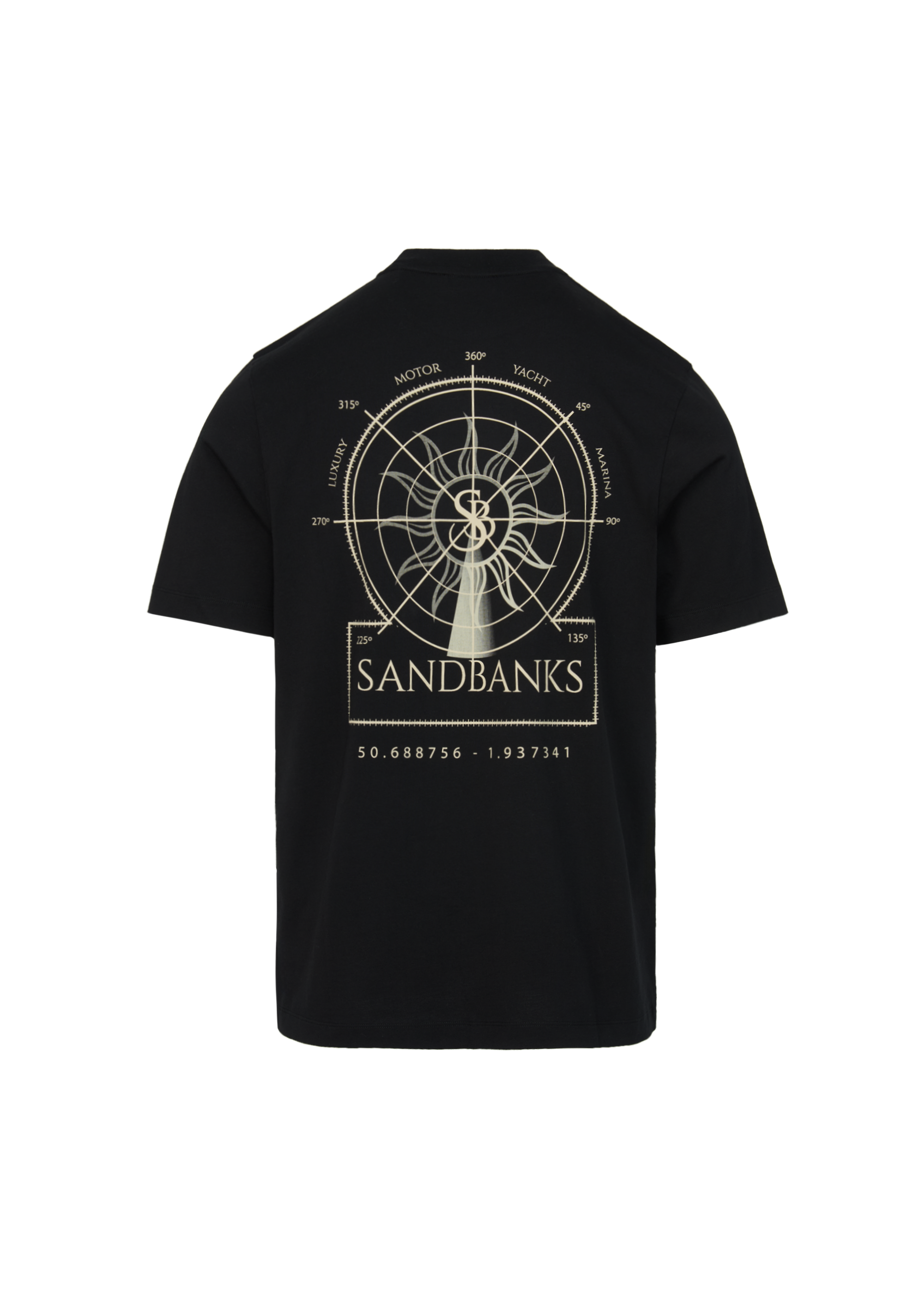 Sandbanks Sonar T-Shirt - Black - Sandbanks
