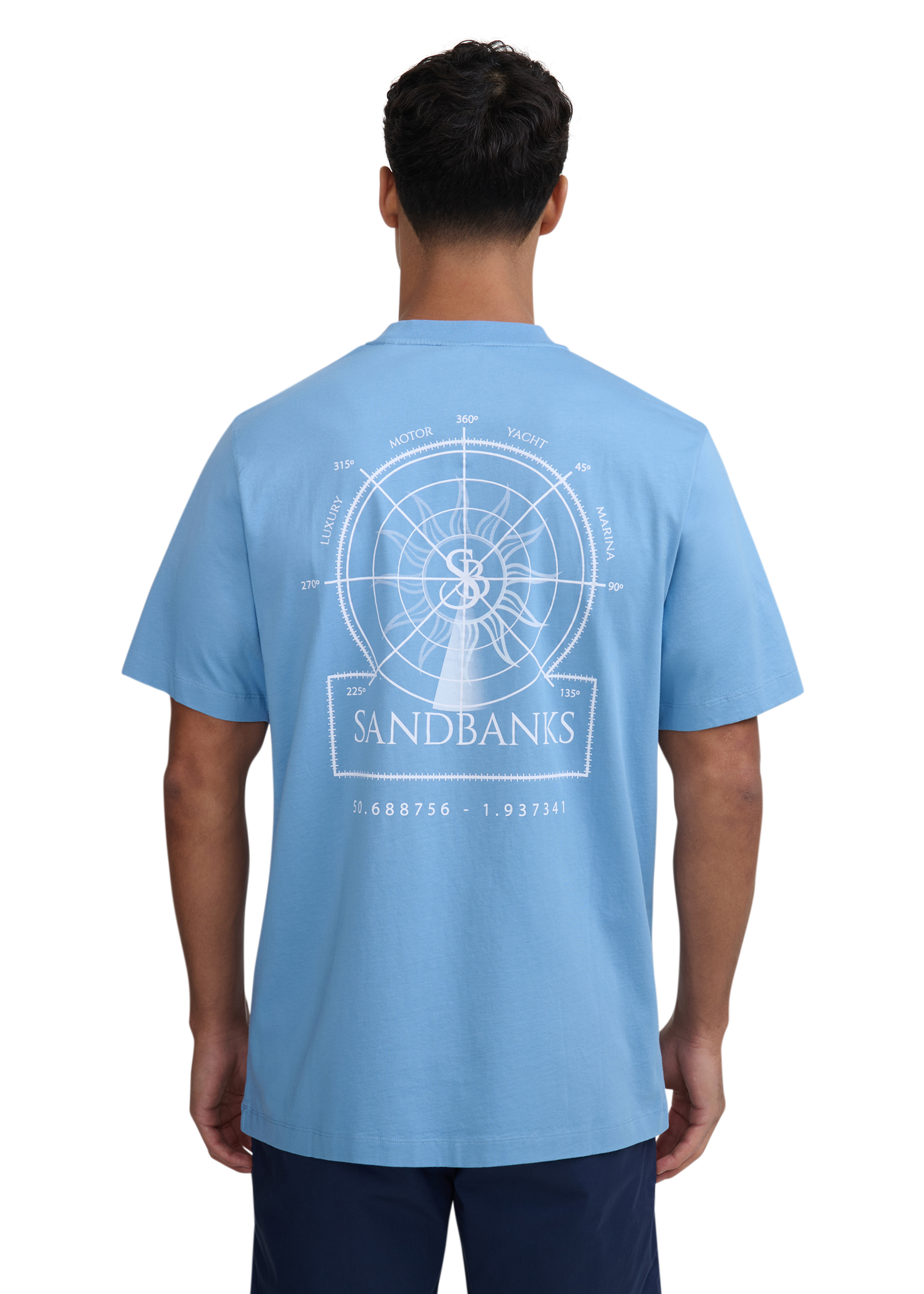 Sandbanks Sonar T-Shirt - Dusty Blue