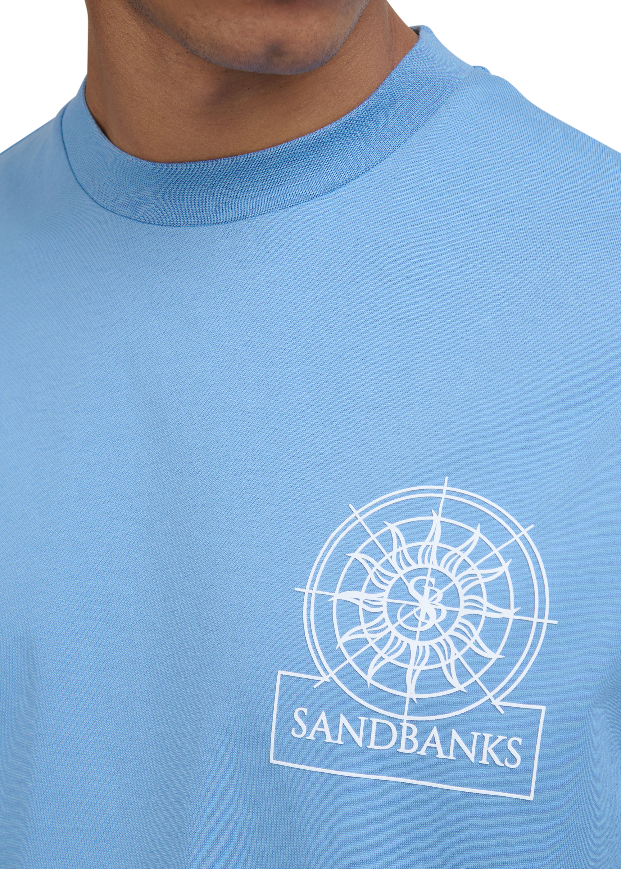 Sandbanks Sonar T-Shirt - Dusty Blue