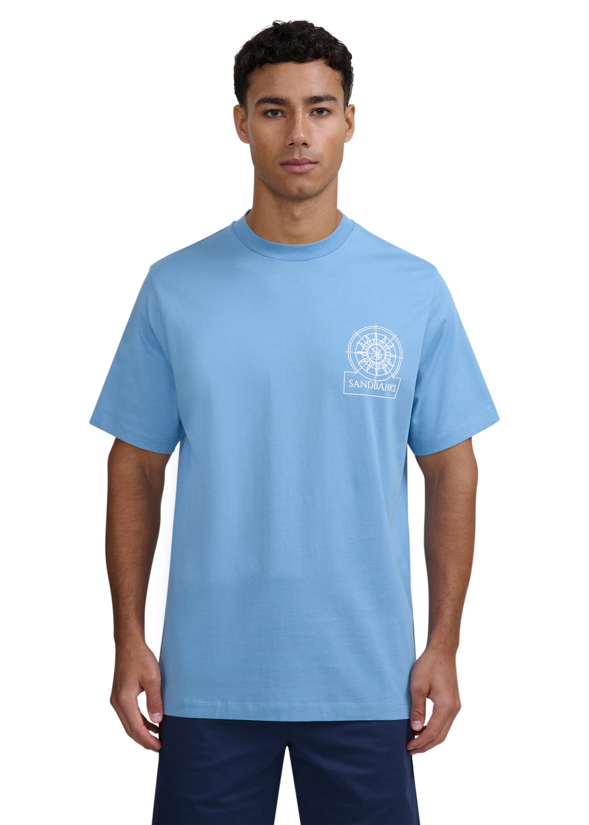 Sandbanks Sonar T-Shirt - Dusty Blue