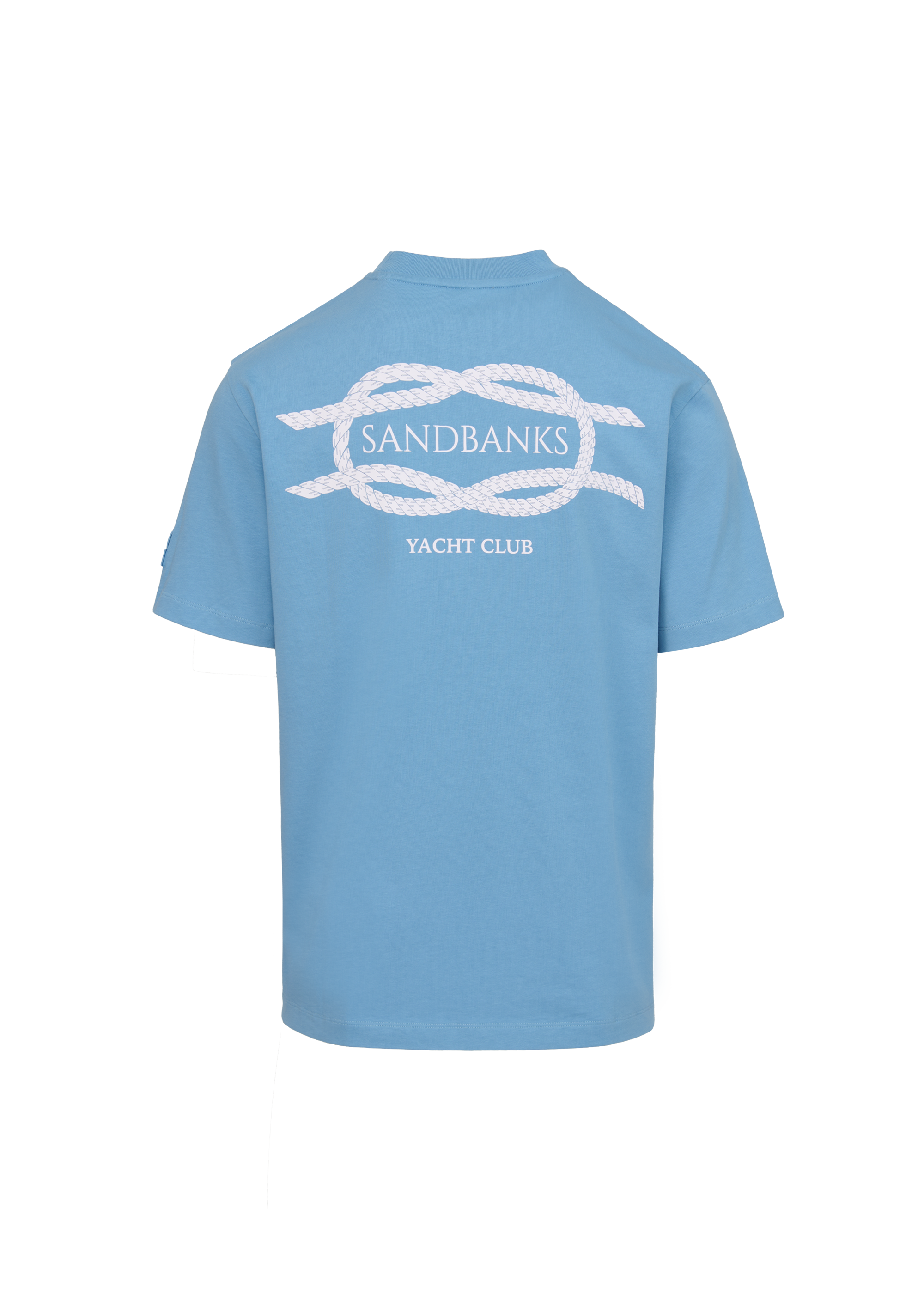 Sandbanks Yacht Club T-Shirt - Dusty Blue
