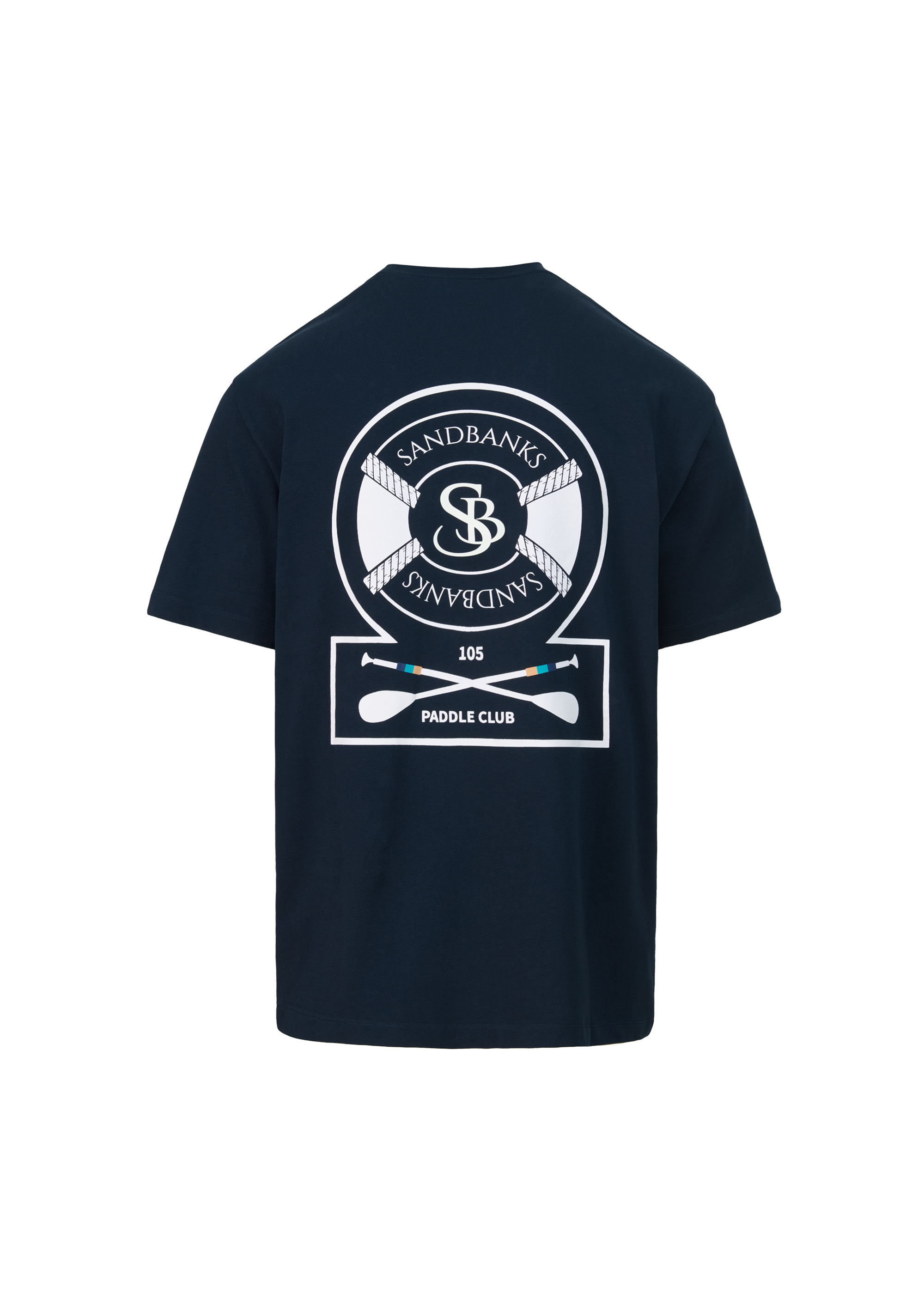 Sandbanks Paddle Club T-Shirt- Navy