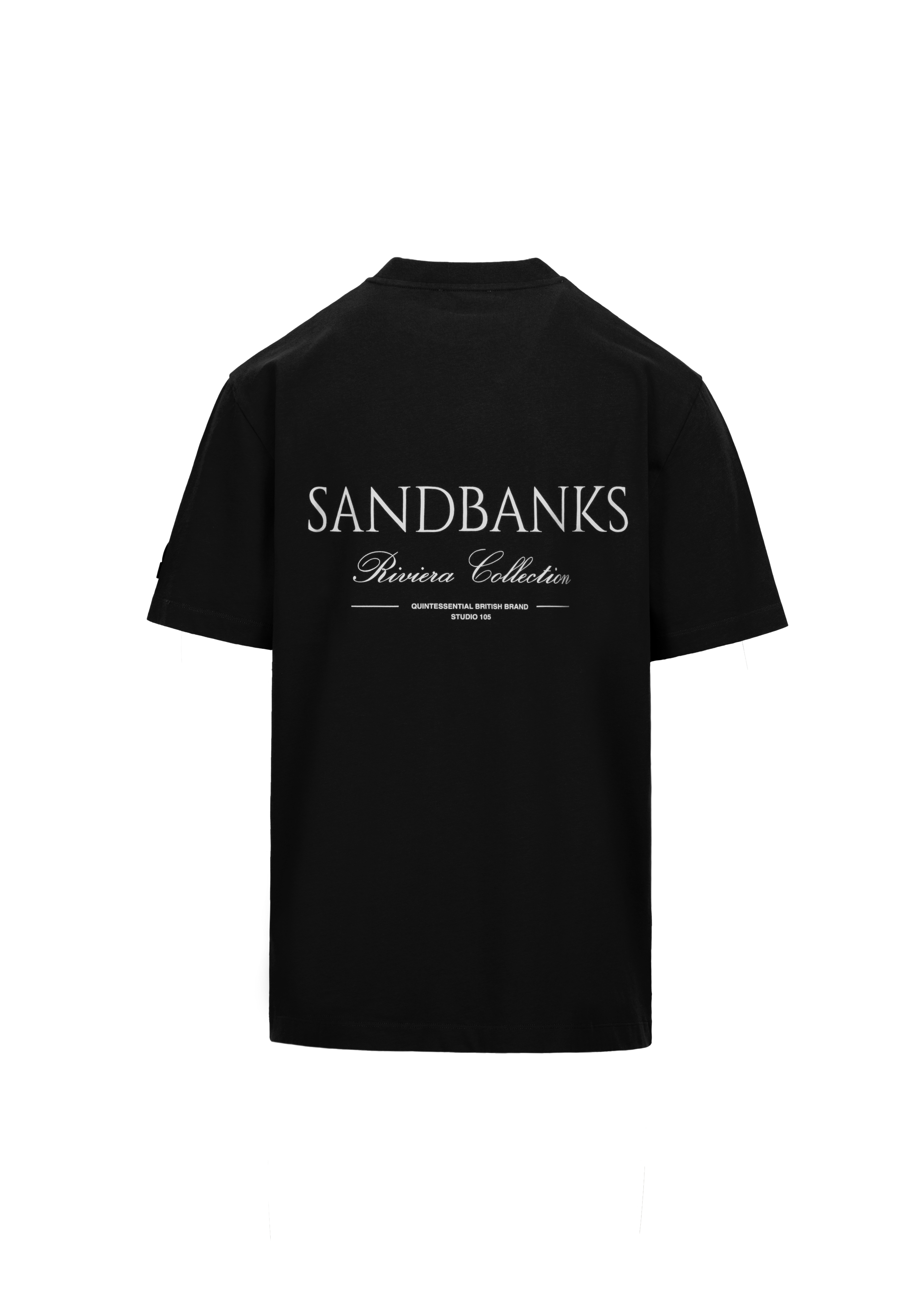 Sandbanks Riviera Collection T-Shirt - Black