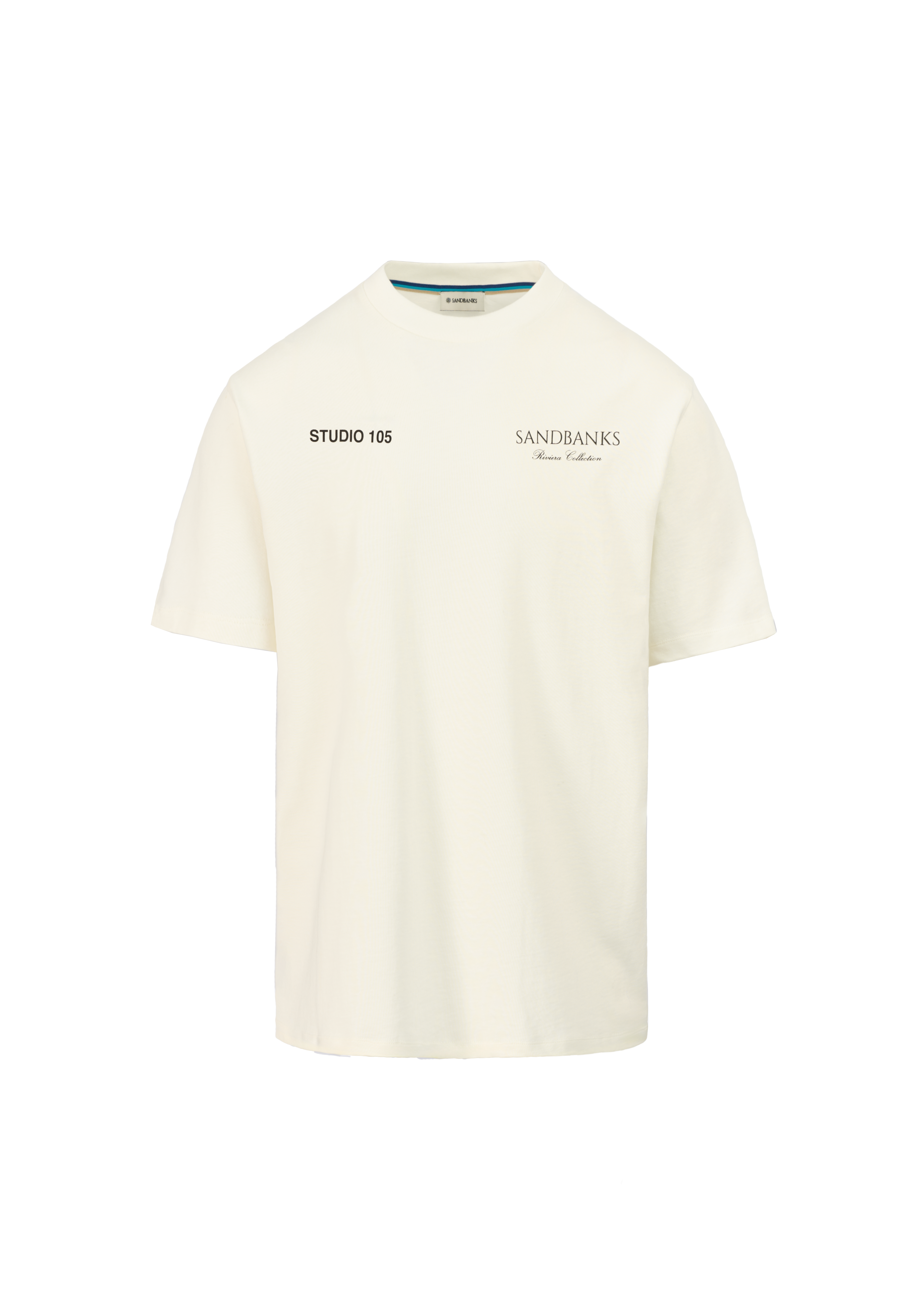 Sandbanks Riviera Collection T-Shirt - Natural