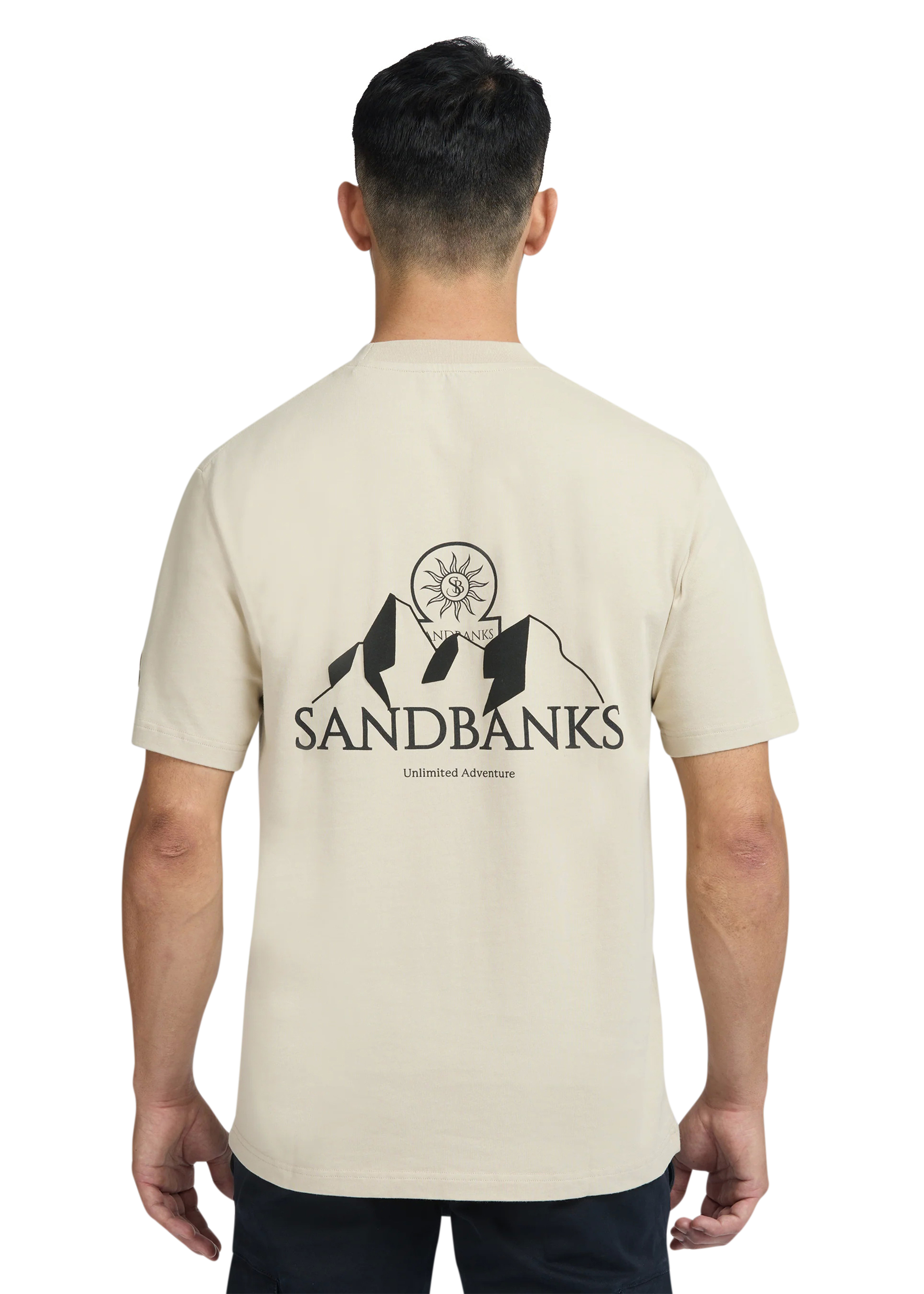 Sandbanks Unlimited Adventure T-Shirt - Stone