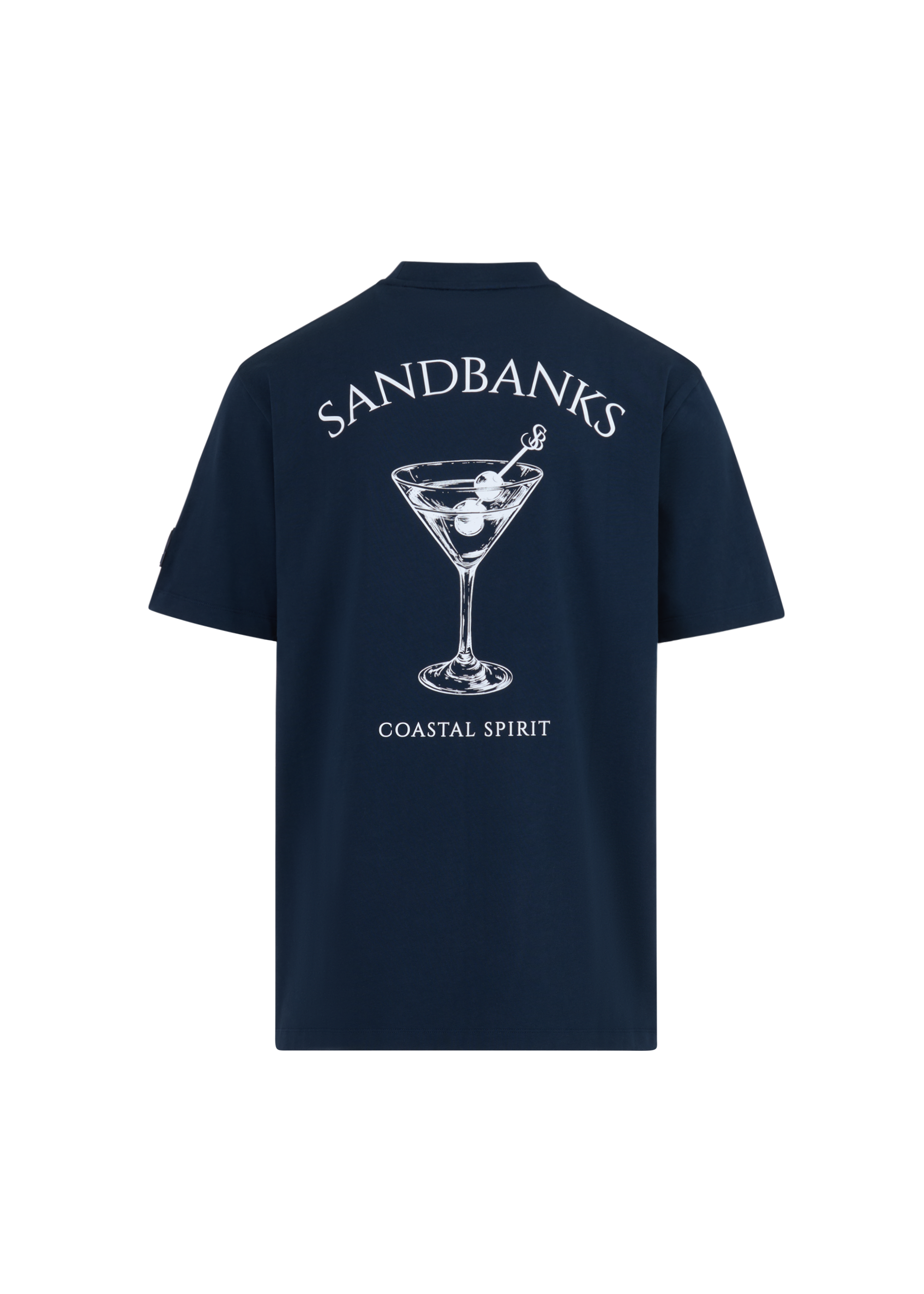 Sandbanks Coastal Spirit T-Shirt - Navy