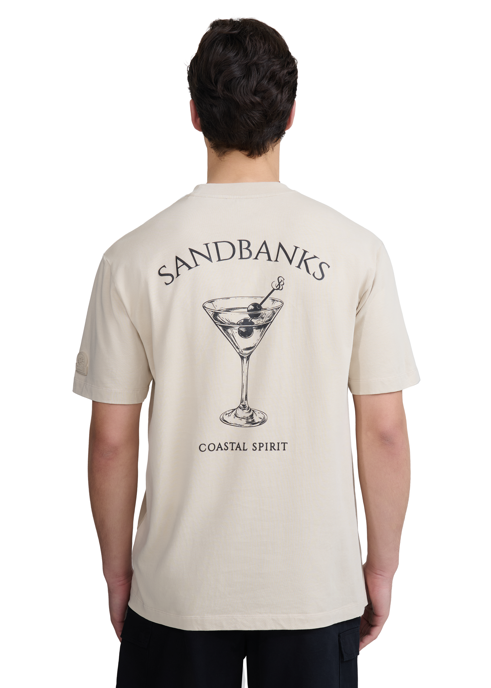 Sandbanks Coastal Spirit T-Shirt - Stone