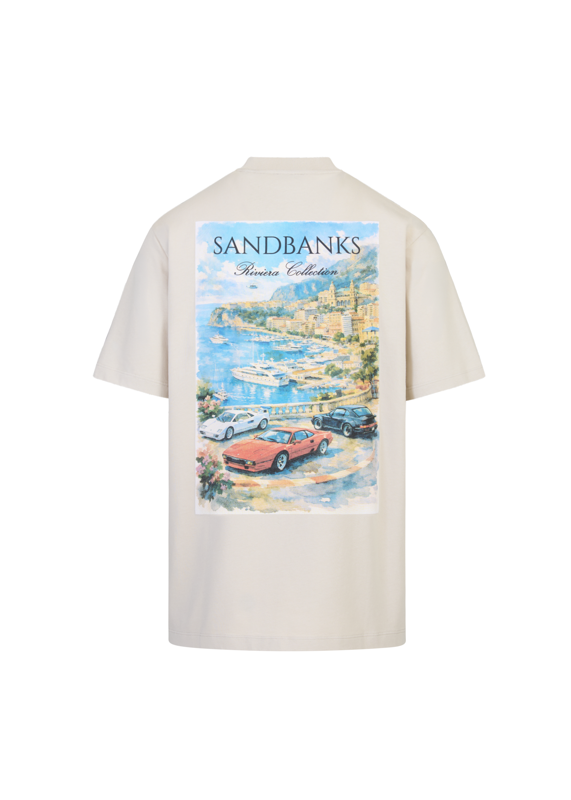 Monaco Riviera T-shirt - Stone