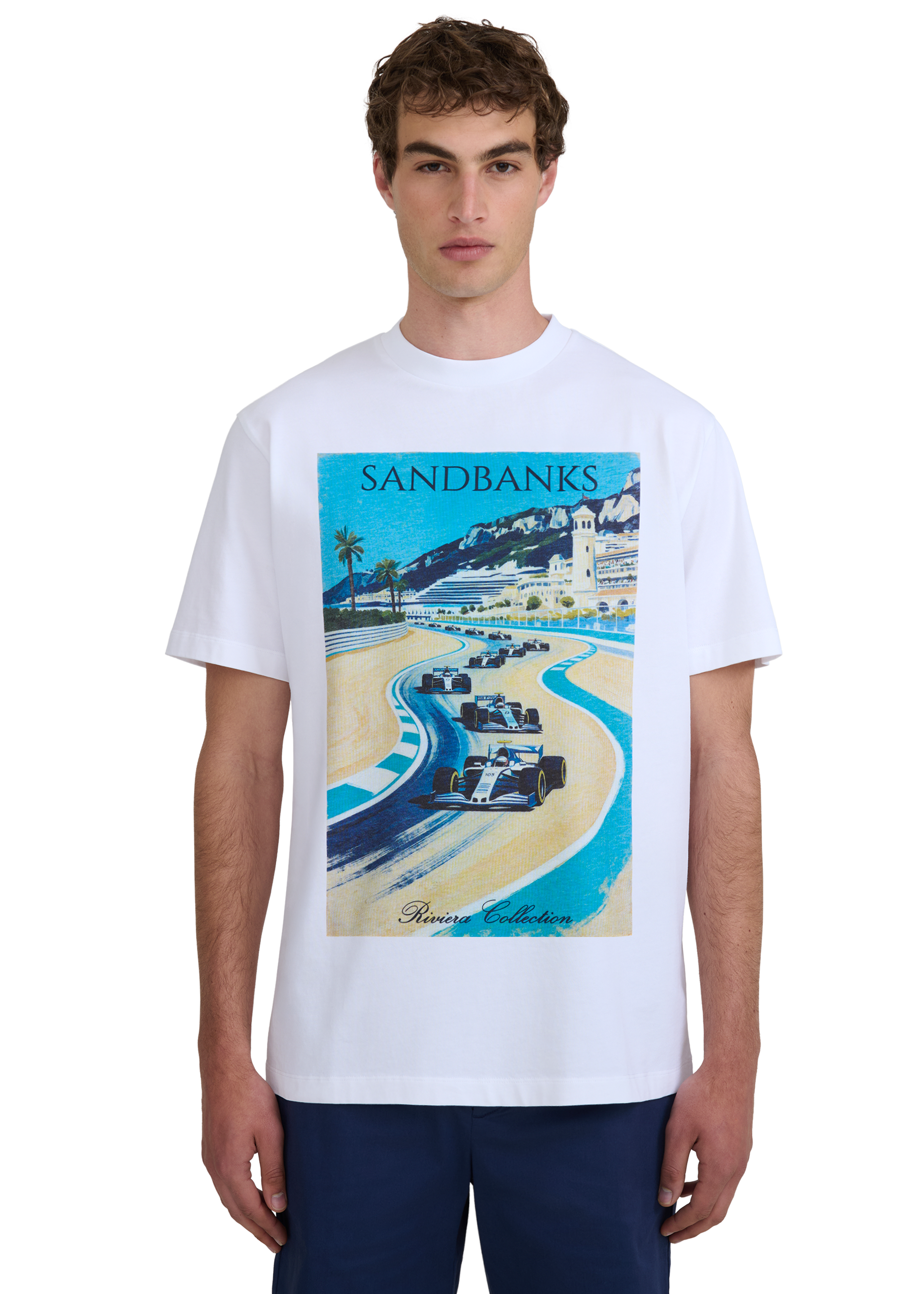 Riviera Collection Grand Prix T-Shirt - White