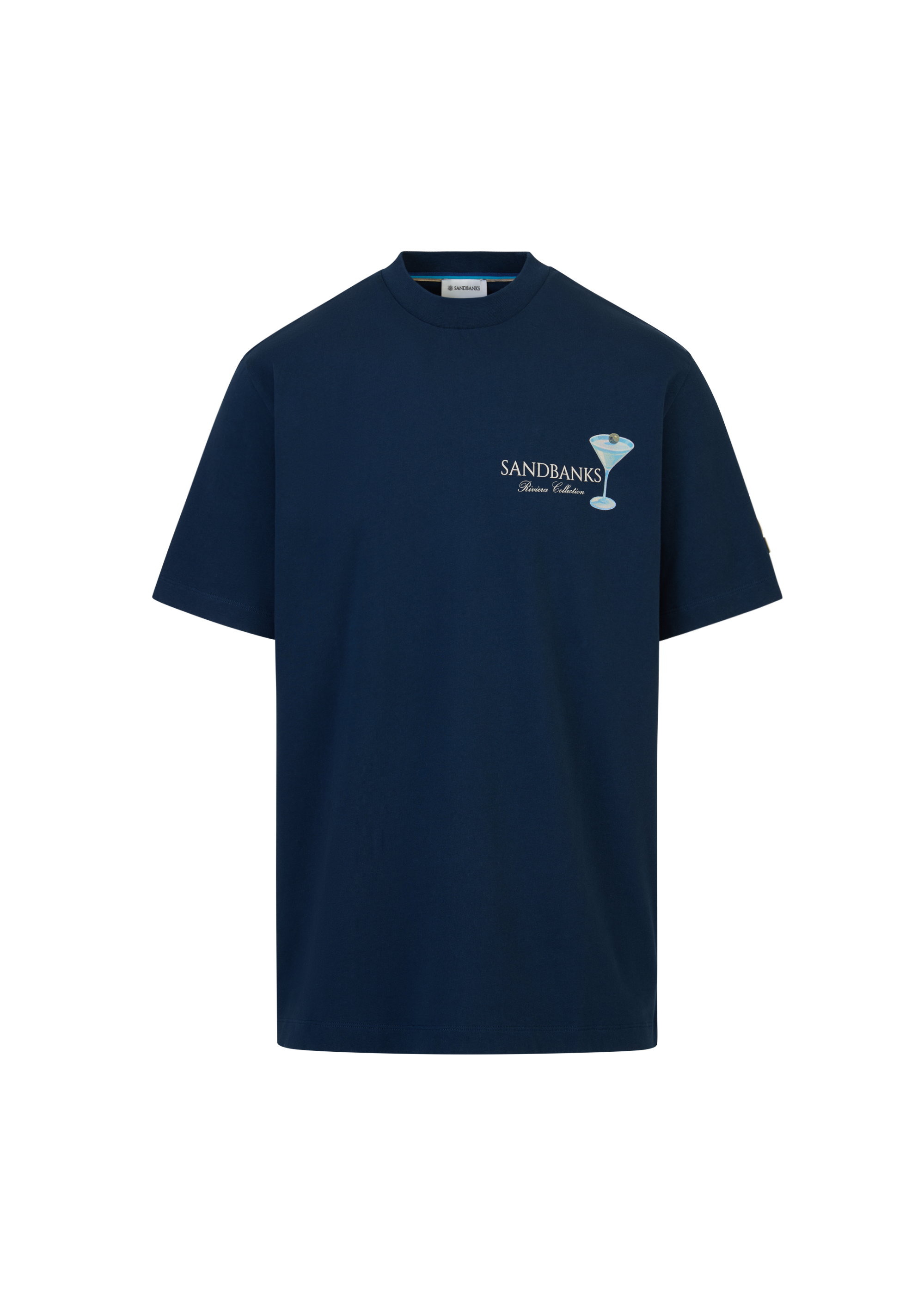 Riviera Poolside T-shirt - Navy