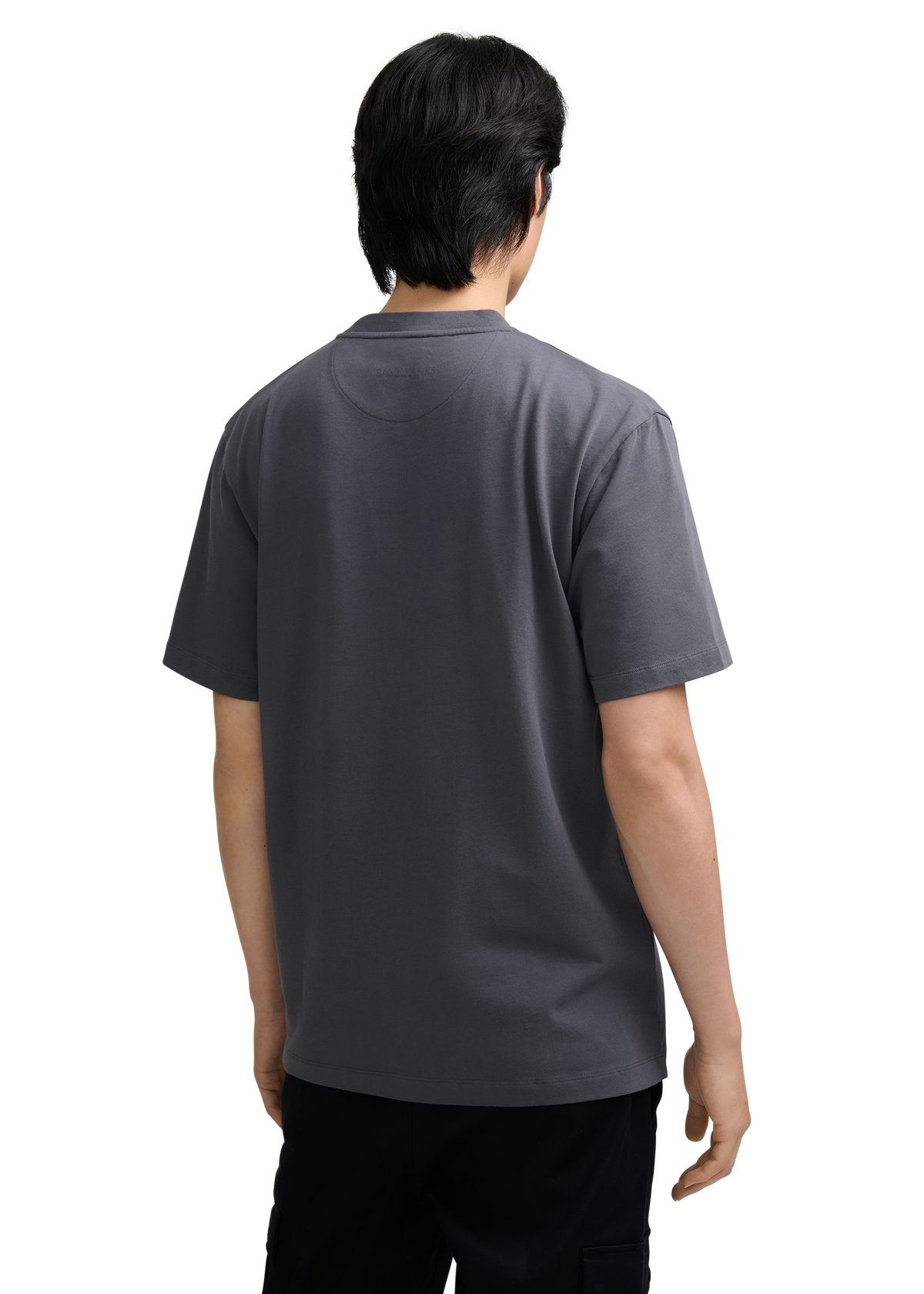 Distressed Graphic Logo T-Shirt - Anthracite