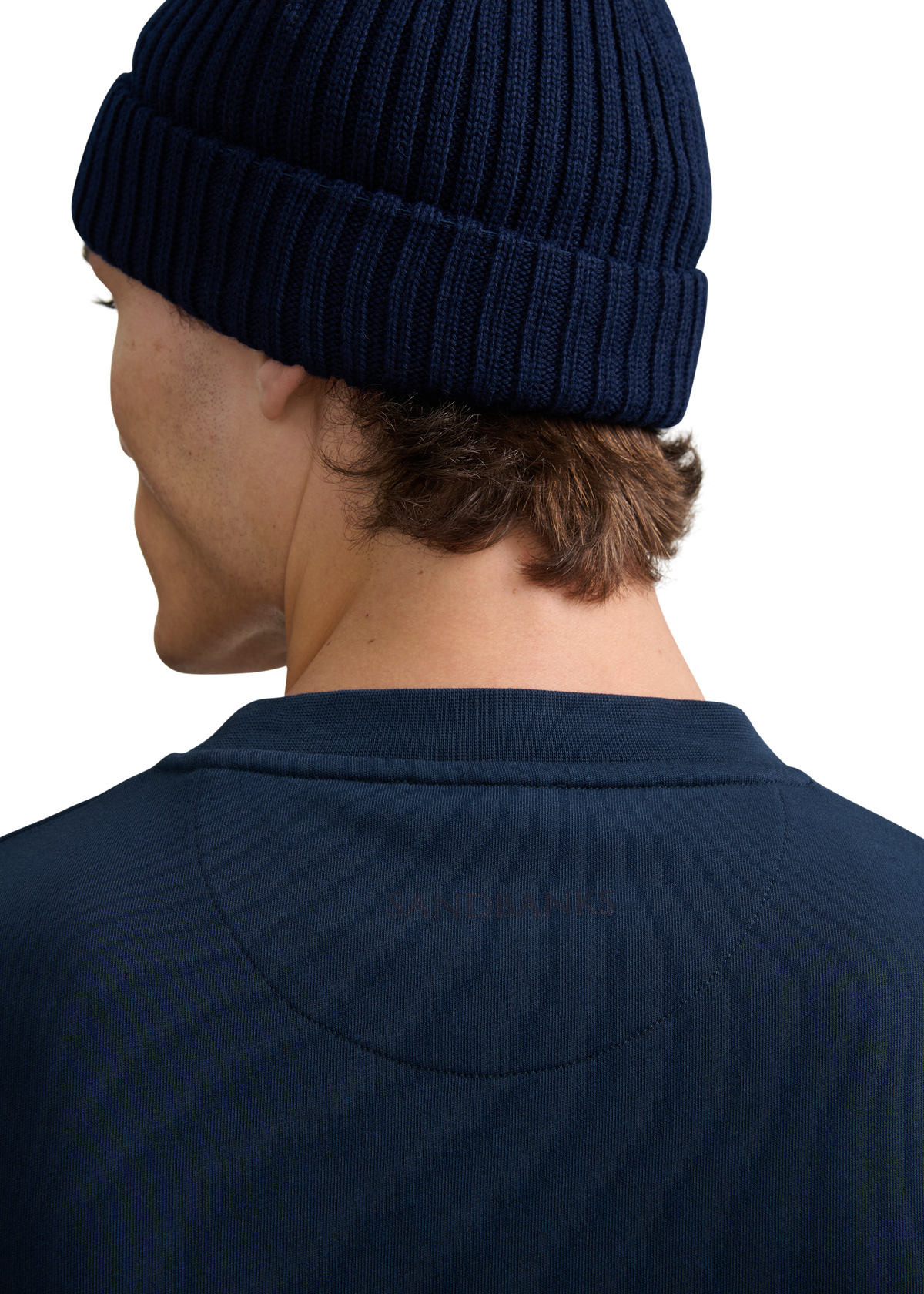Distressed Graphic Logo T-Shirt - Navy