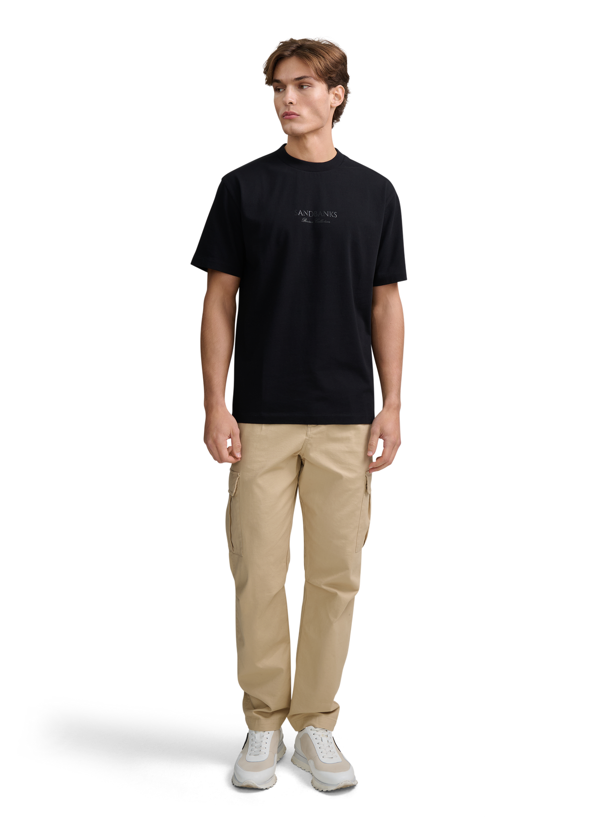 Riviera Collection Logo Print T-Shirt - Black