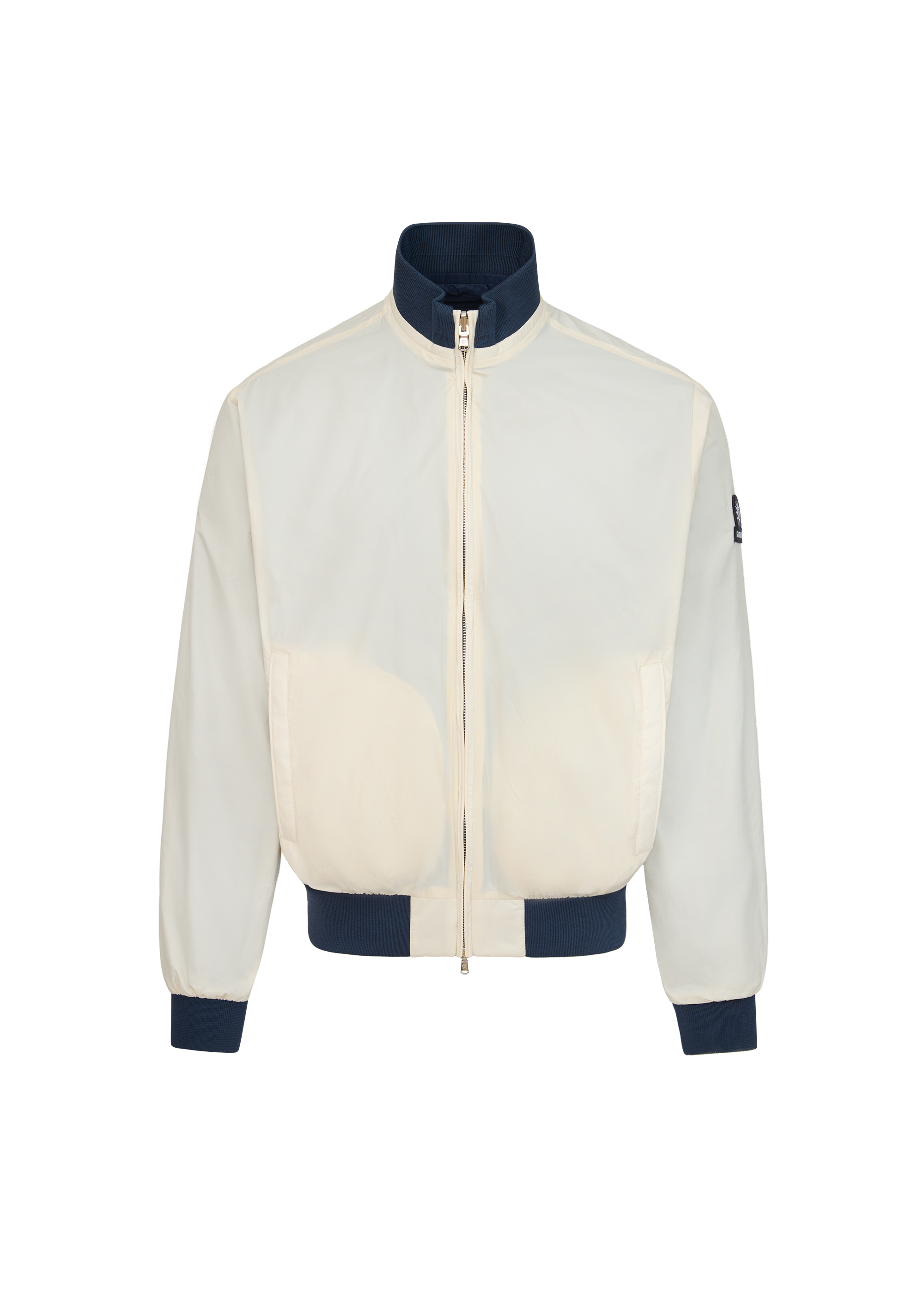 Sandbanks Reversible Funnel Neck Bomber - Navy/Stone