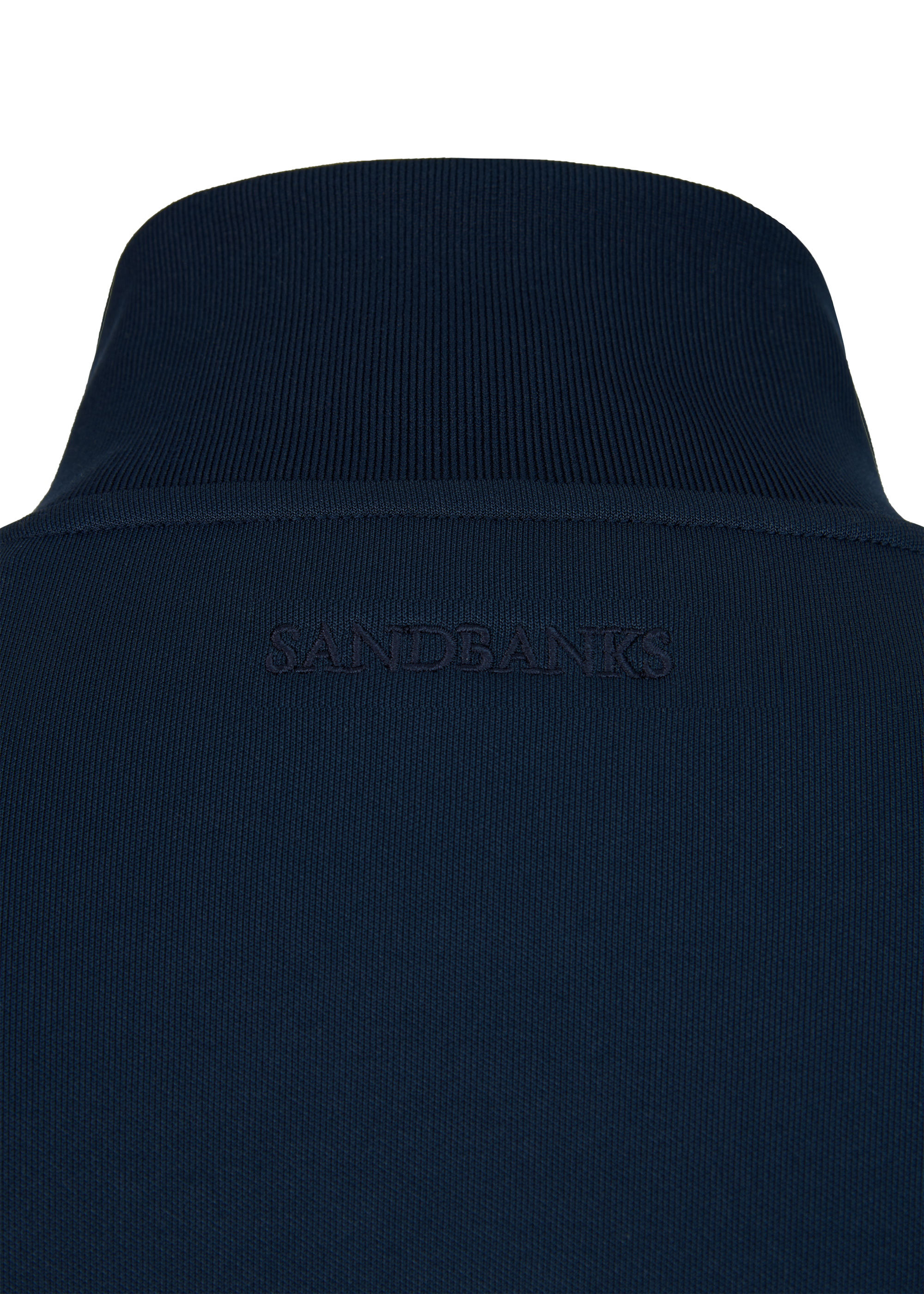 Sandbanks Piped Tricot Track Jacket - Navy