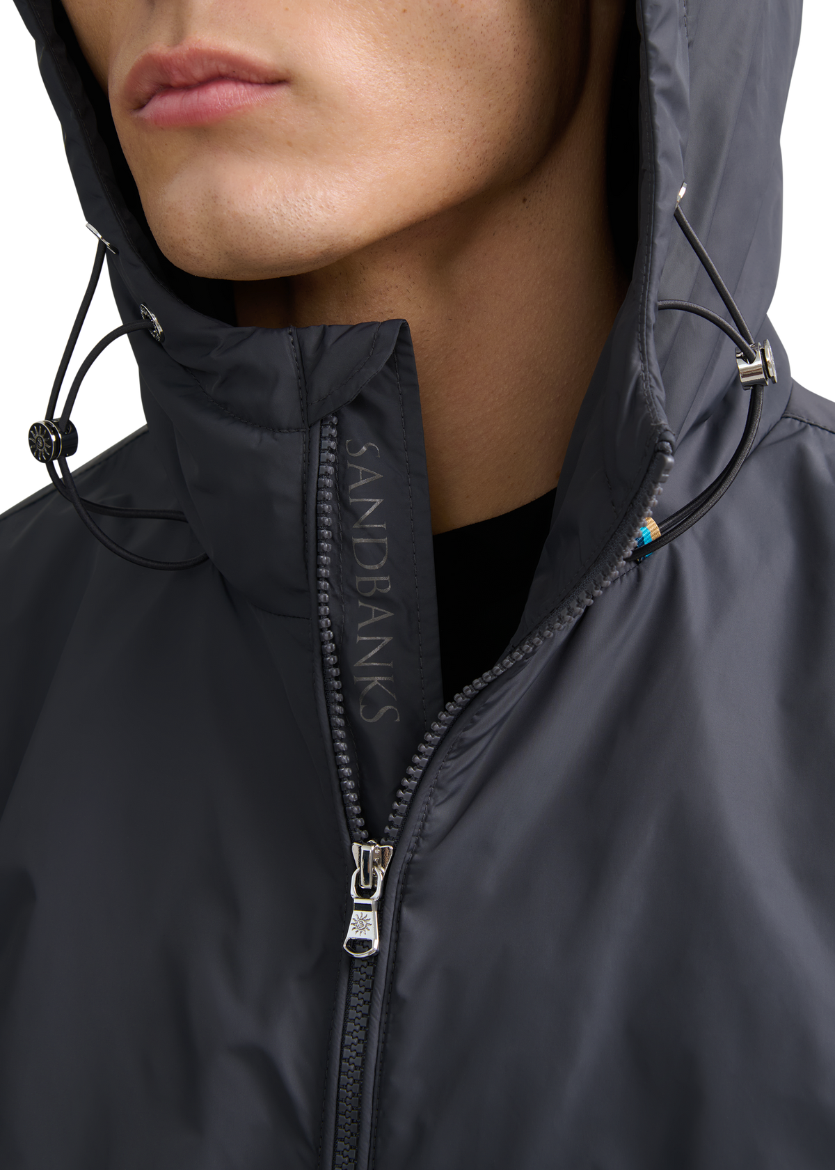 Meridian Nylon Windbreaker - Anthracite