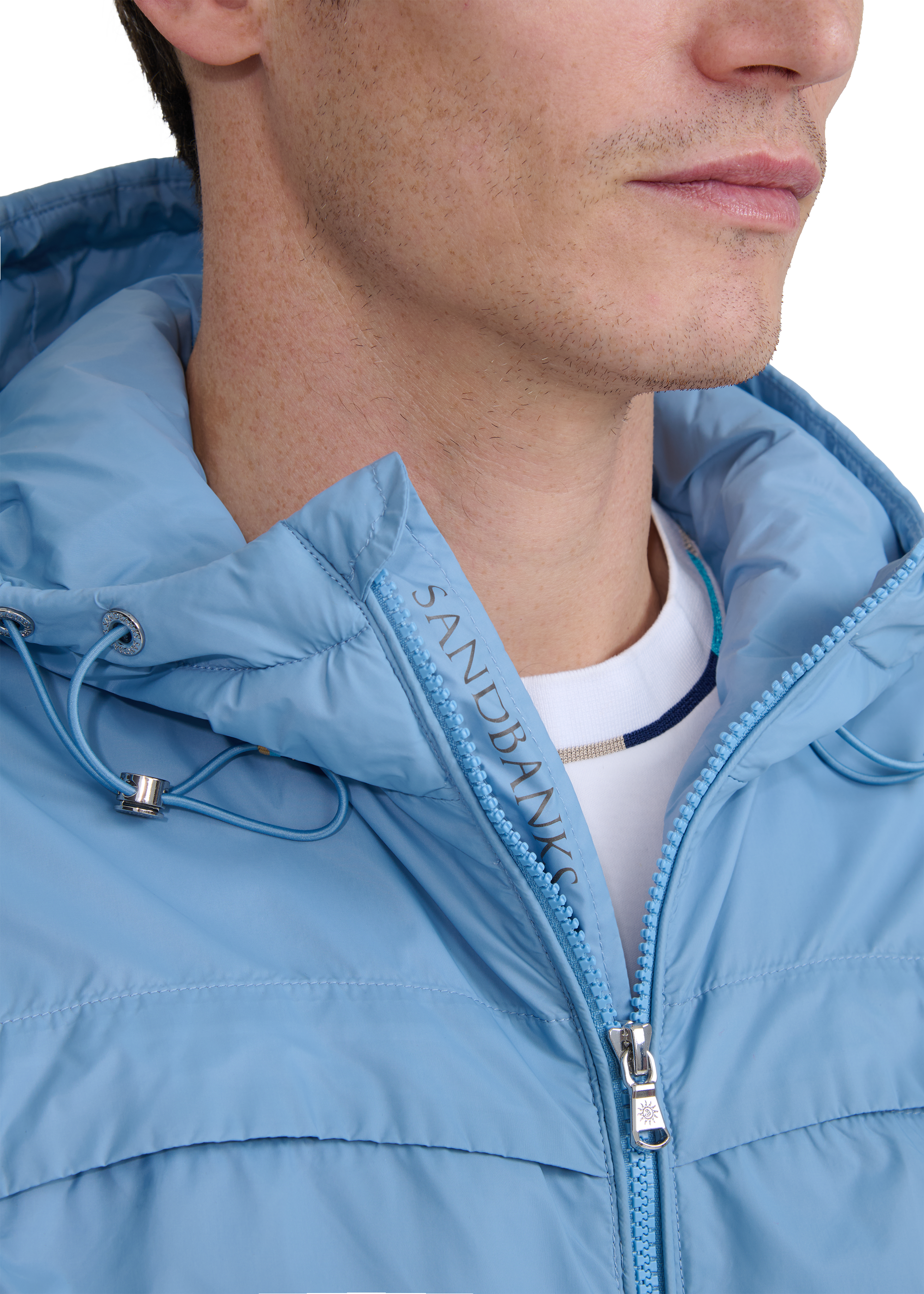 Sandbanks Meridian Windbreaker - Dusty Blue