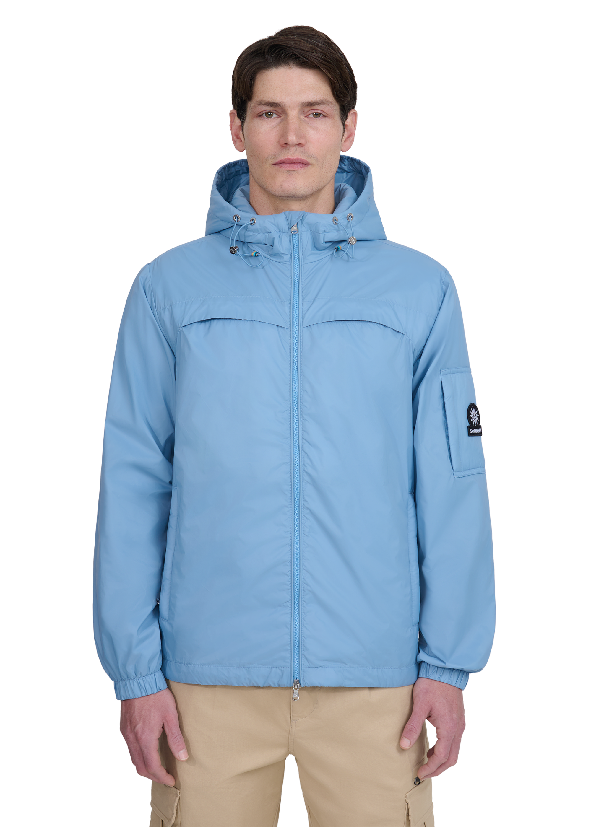 Sandbanks Meridian Windbreaker - Dusty Blue