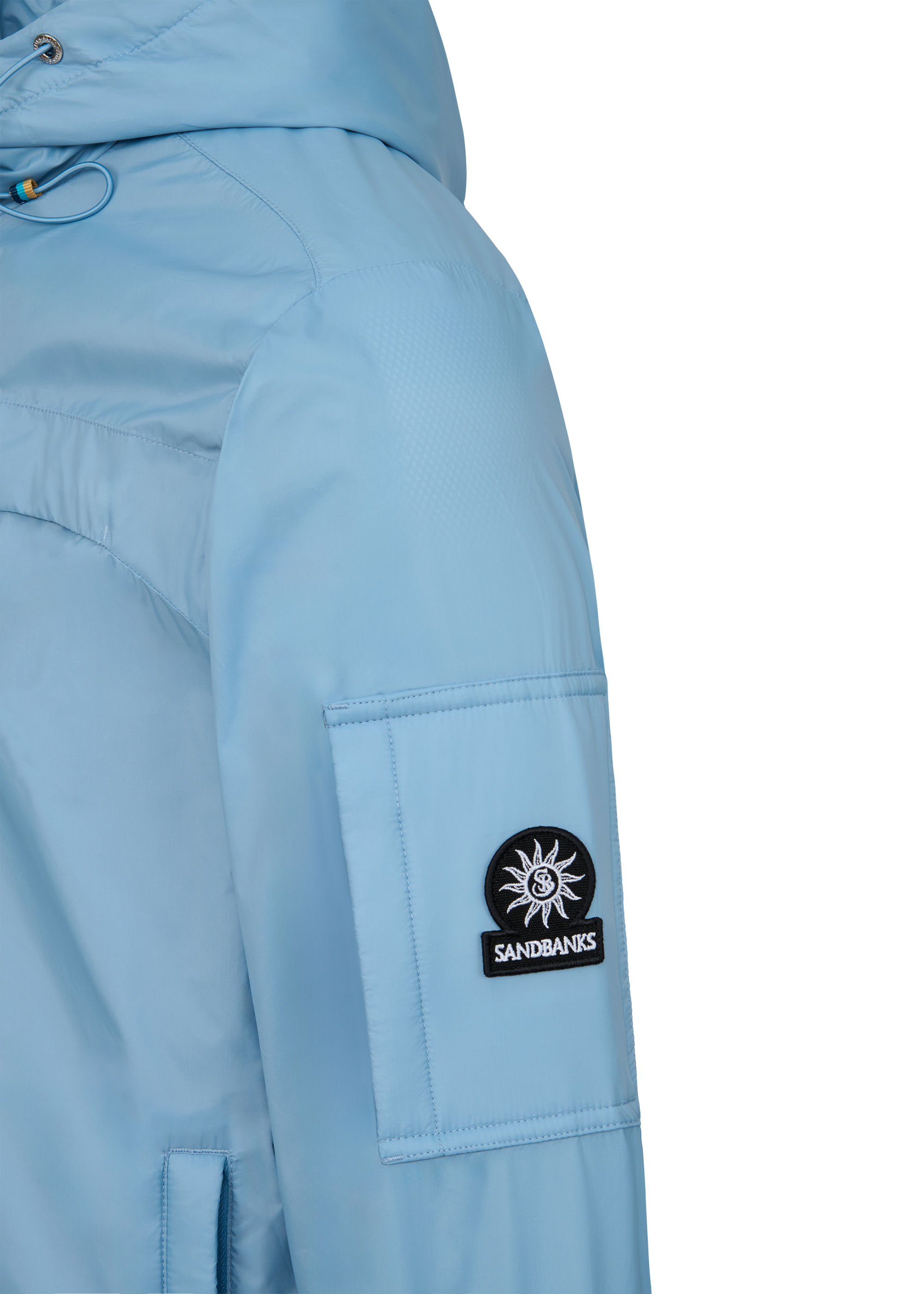 Sandbanks Meridian Windbreaker - Dusty Blue - Sandbanks