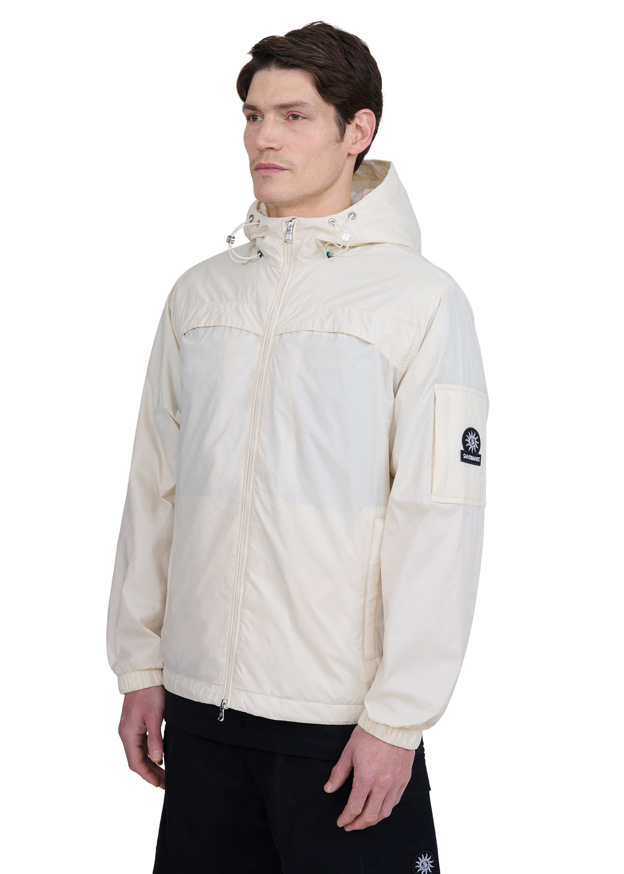 Sandbanks Meridian Windbreaker - Stone