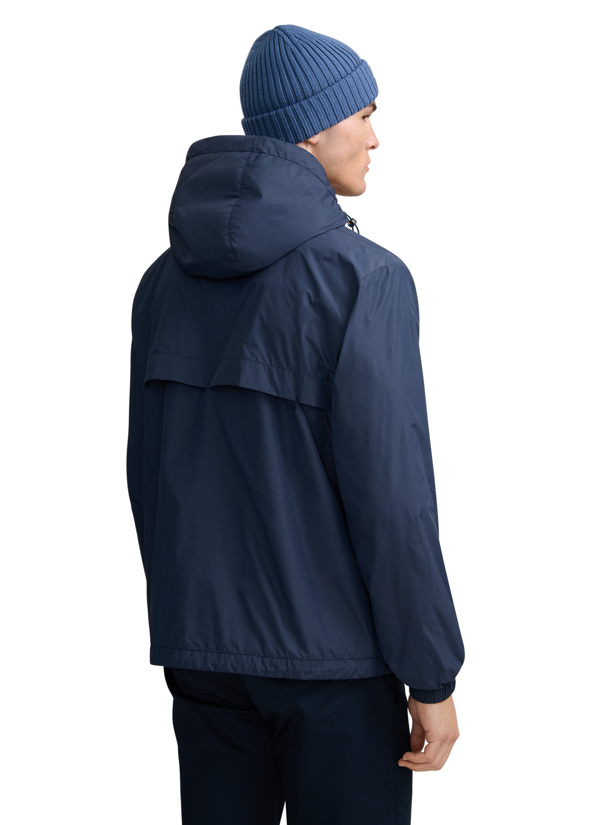Meridian Nylon Windbreaker - Navy