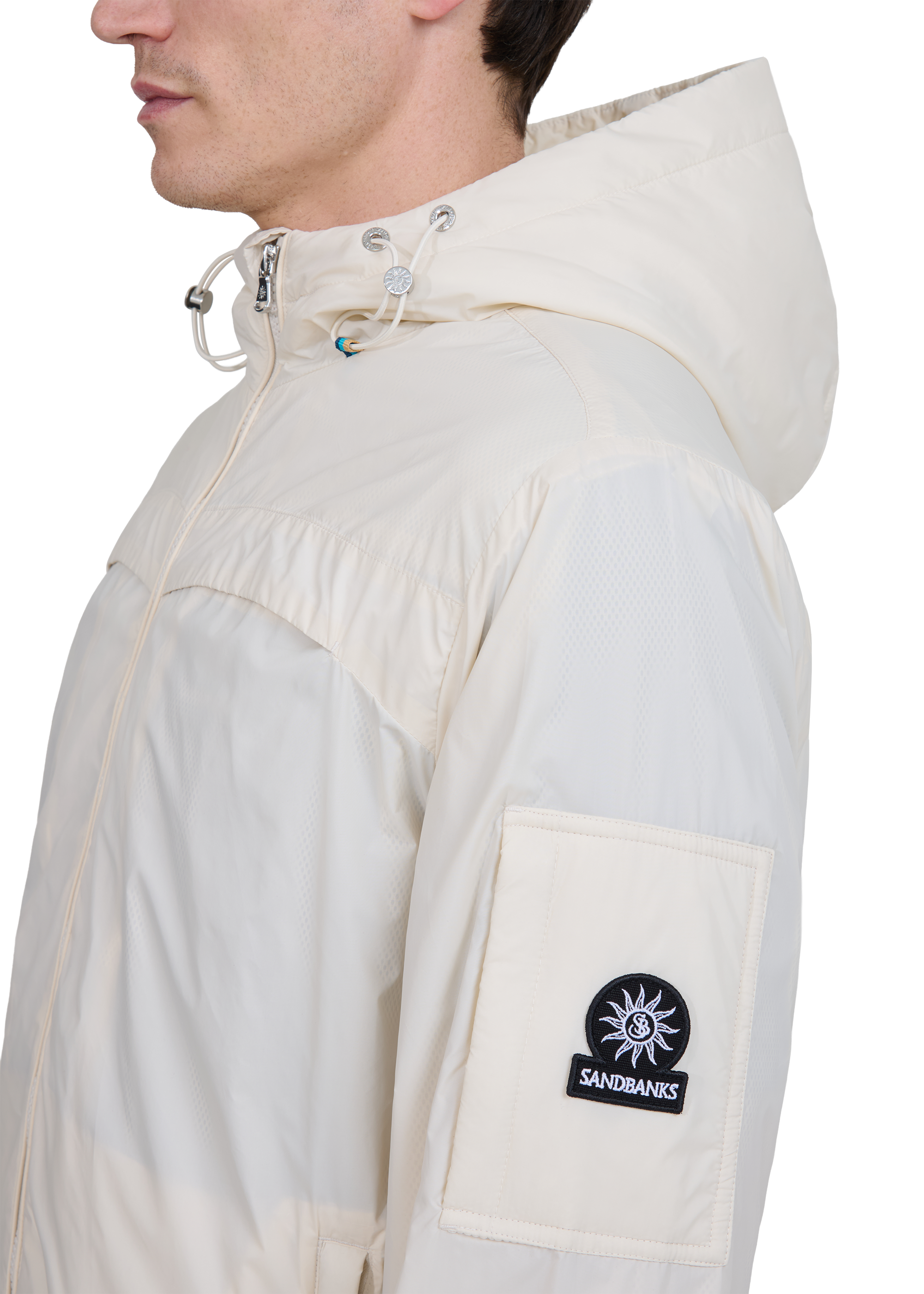 Sandbanks Meridian Windbreaker - Stone