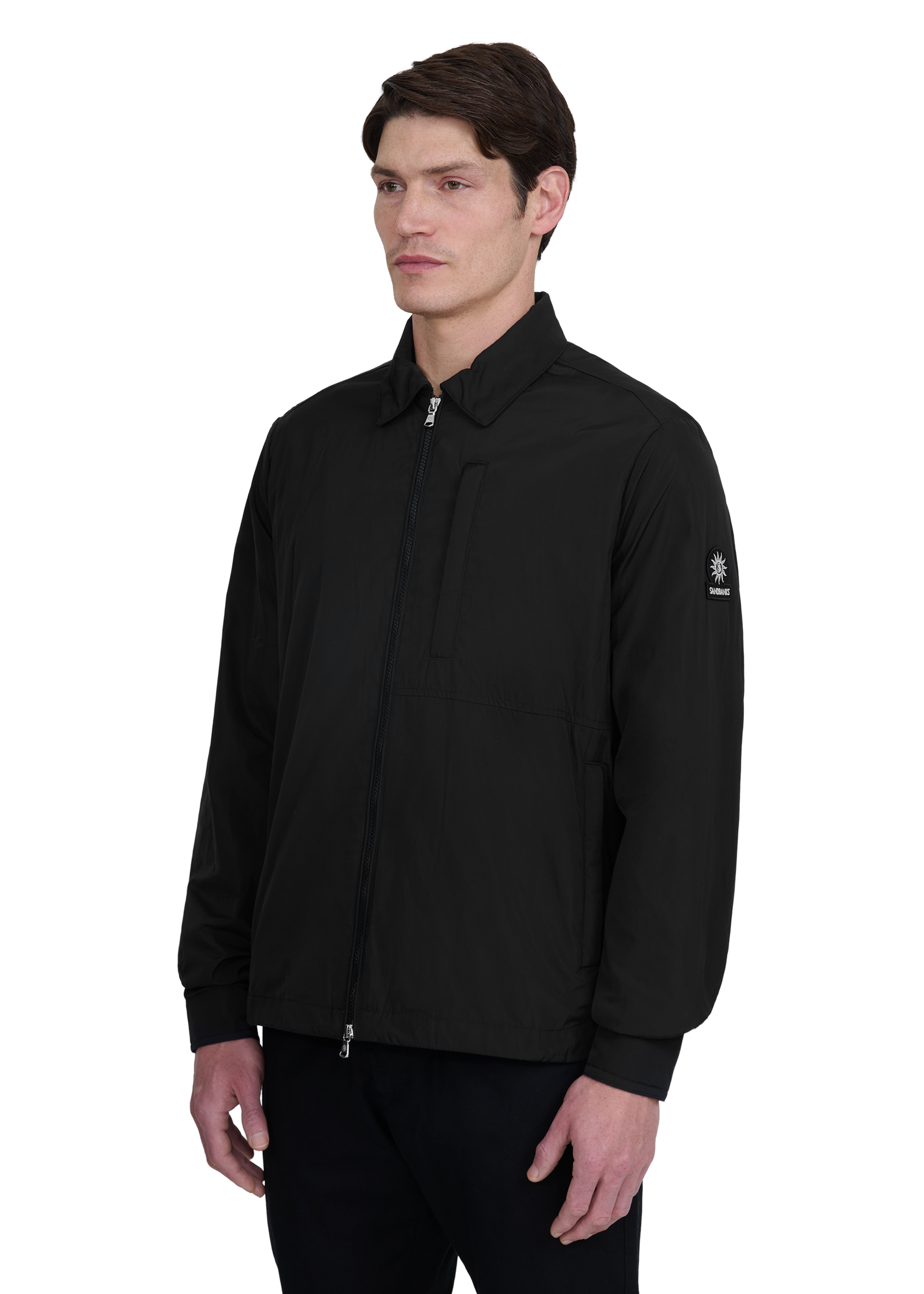 Sandbanks Utility Overshirt - Black - Sandbanks