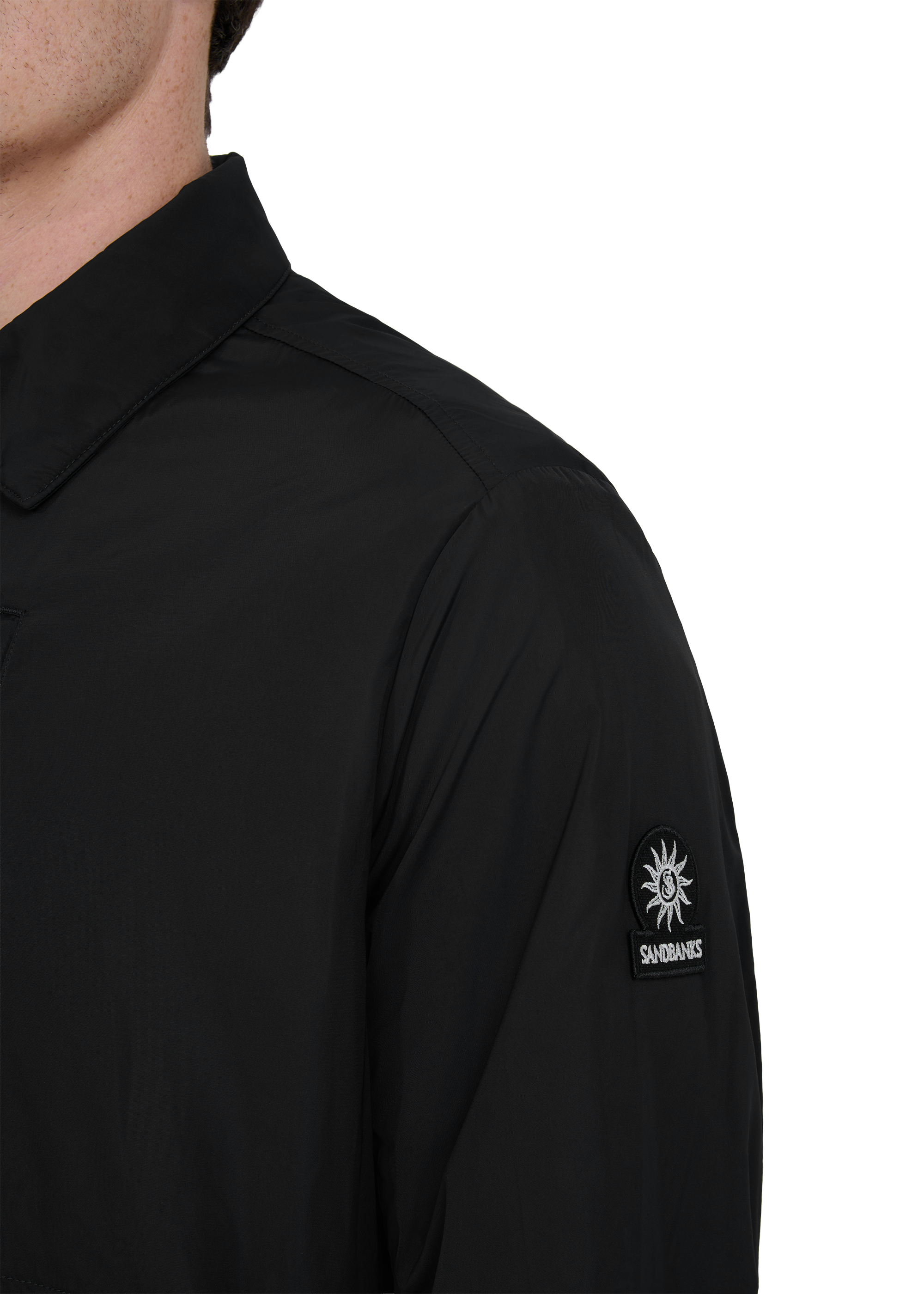 Sandbanks Utility Overshirt - Black - Sandbanks