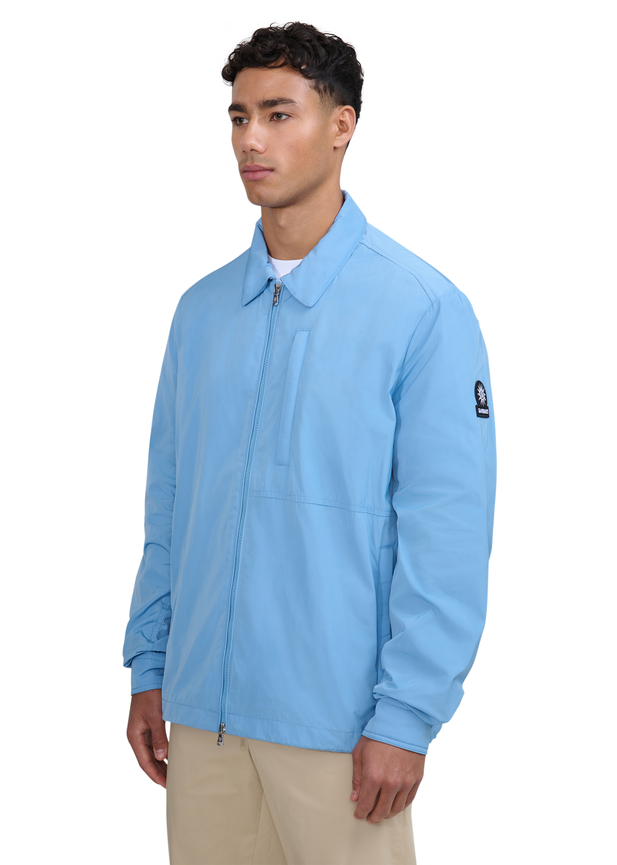Sandbanks Utility Overshirt - Dusty Blue